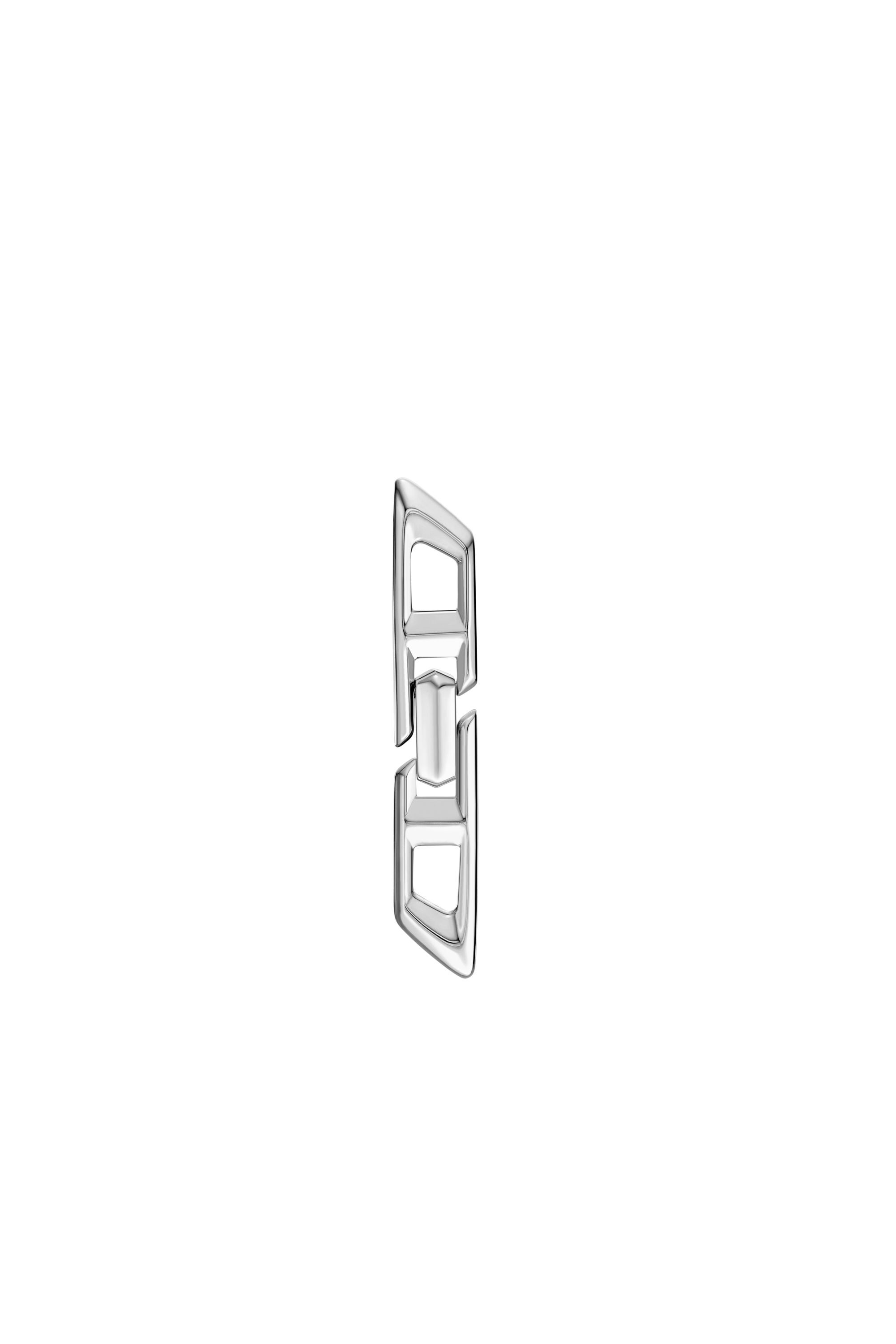 Diesel - DL1348040 STERLING SILVER JEWEL, Unisex D Logo-Ohrring aus Sterlingsilber in Silber - 2