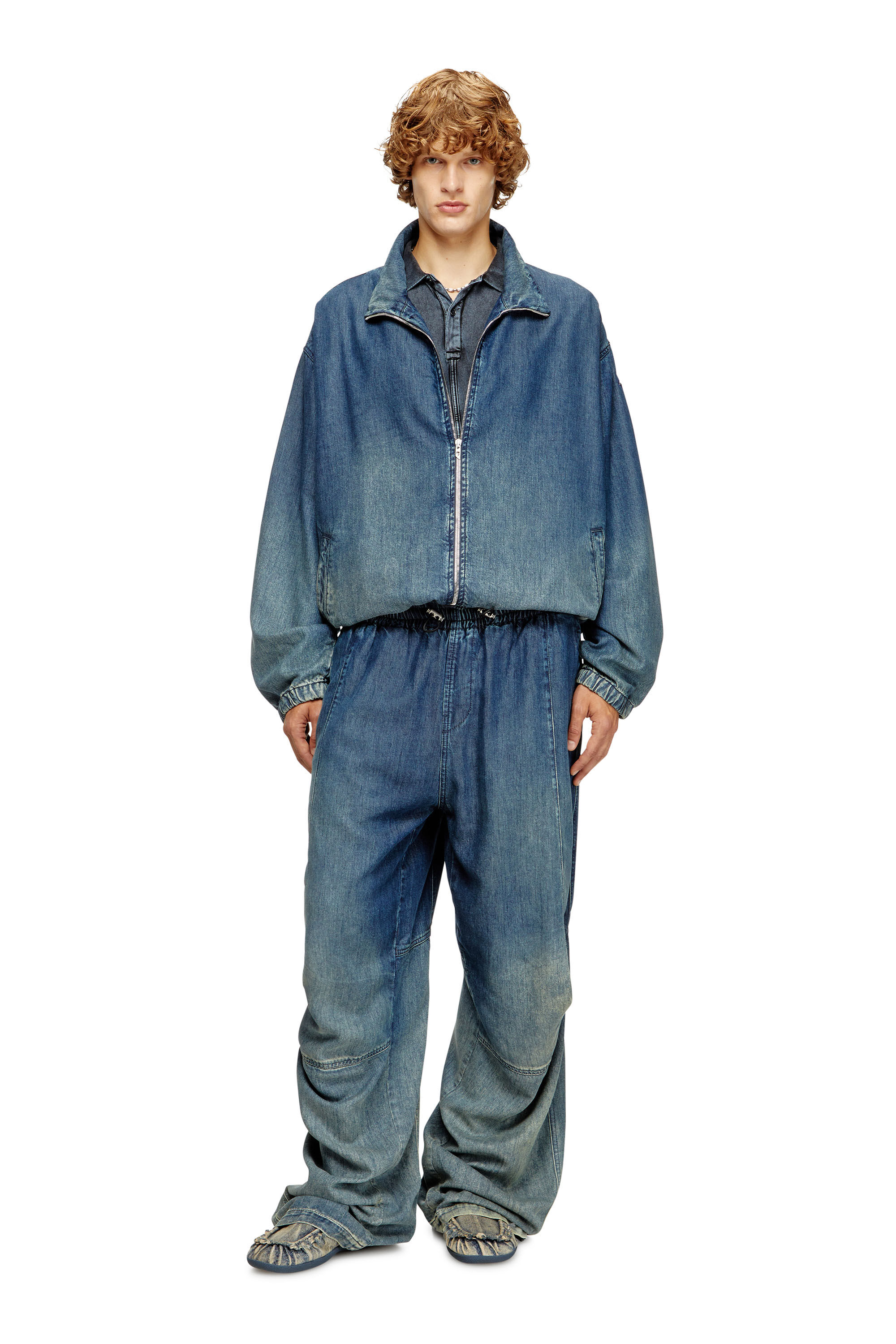 Diesel - Herren Relaxed Jeans D-Pari 068TC, Dunkelblau - 1