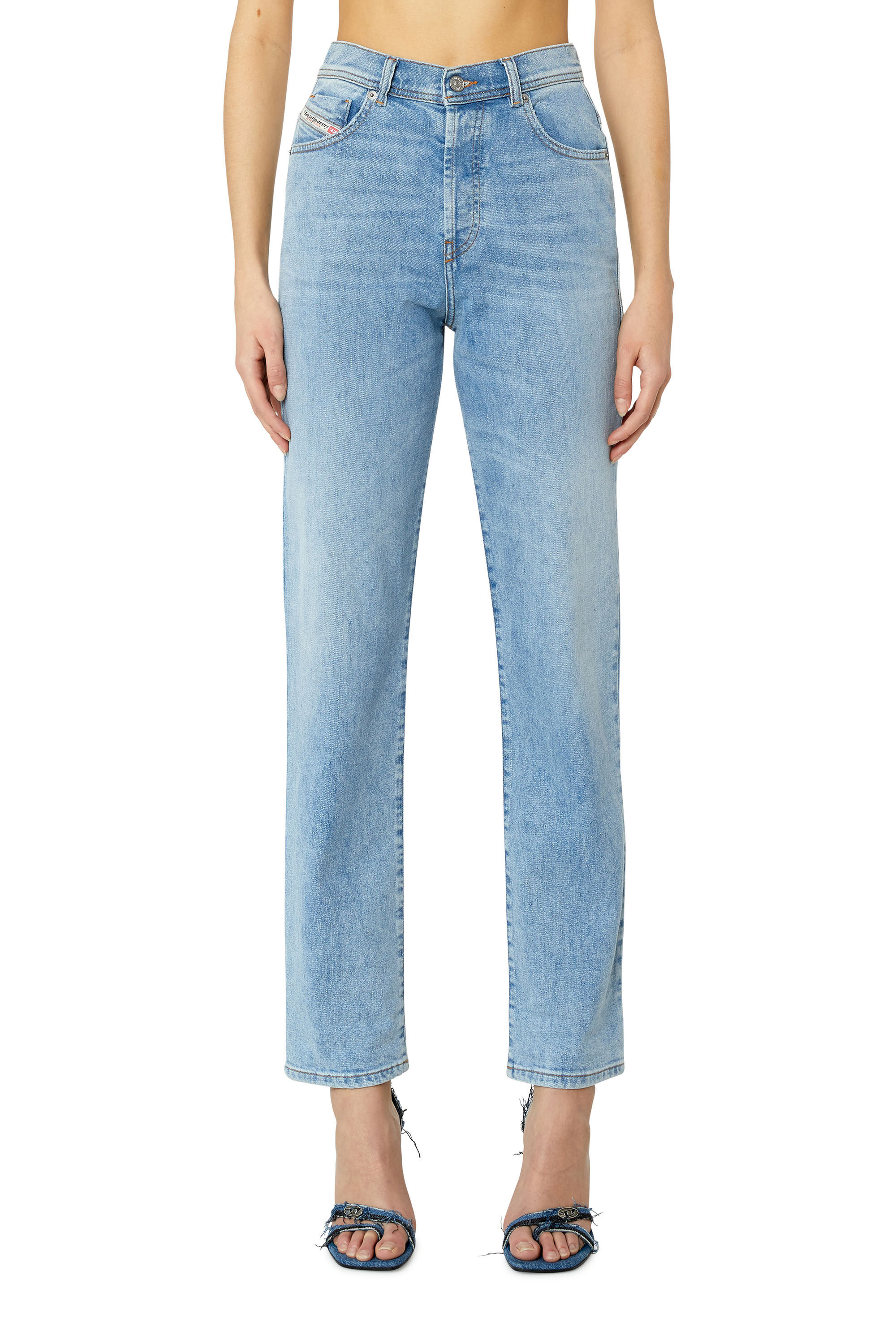 Diesel - 1956 D-Tulip 09F41 Straight Jeans, Hellblau - Image 3
