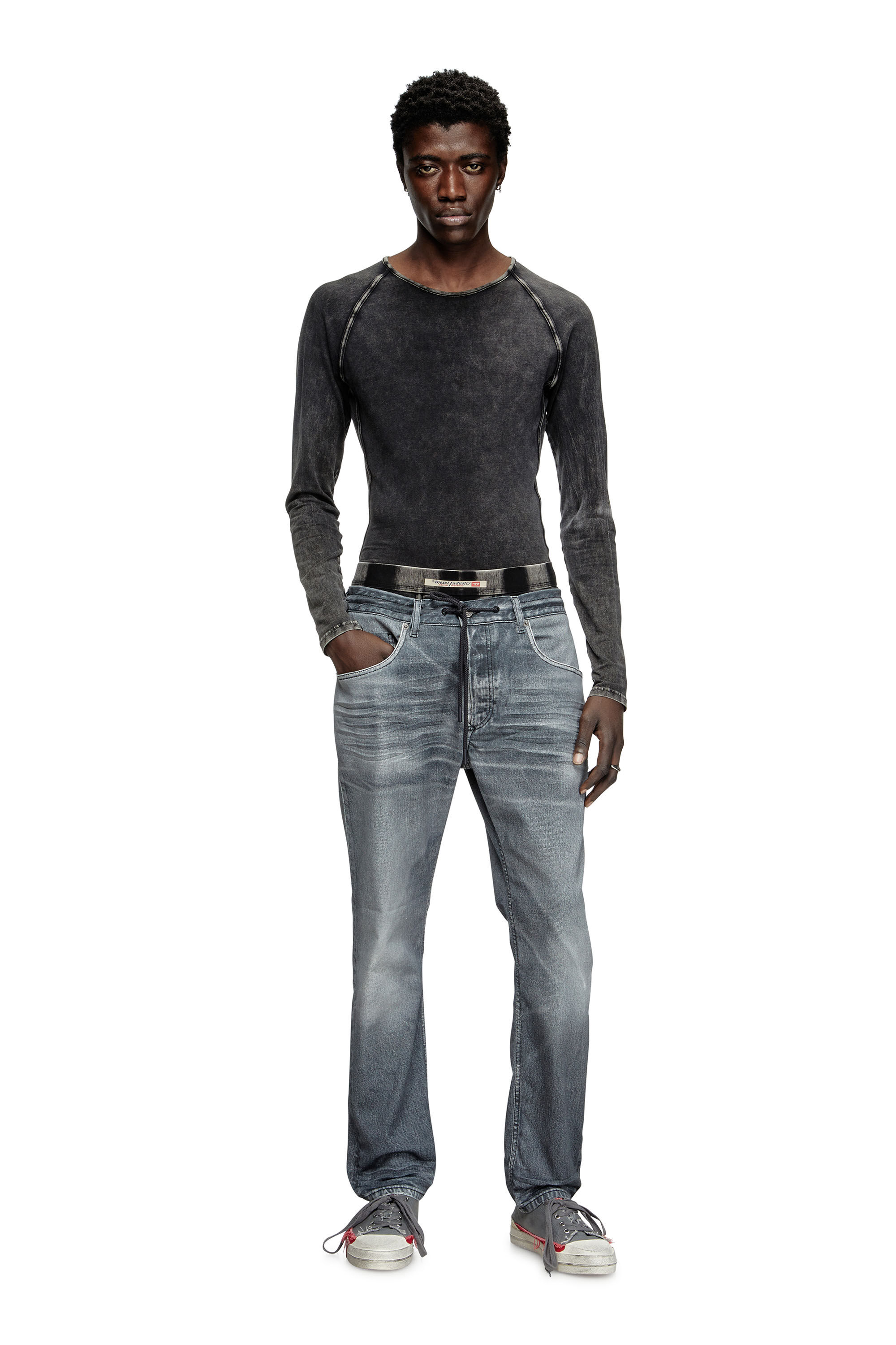 Diesel - Herren Regular 2030 D-Krooley Joggjeans® 068PC, Grau - 1
