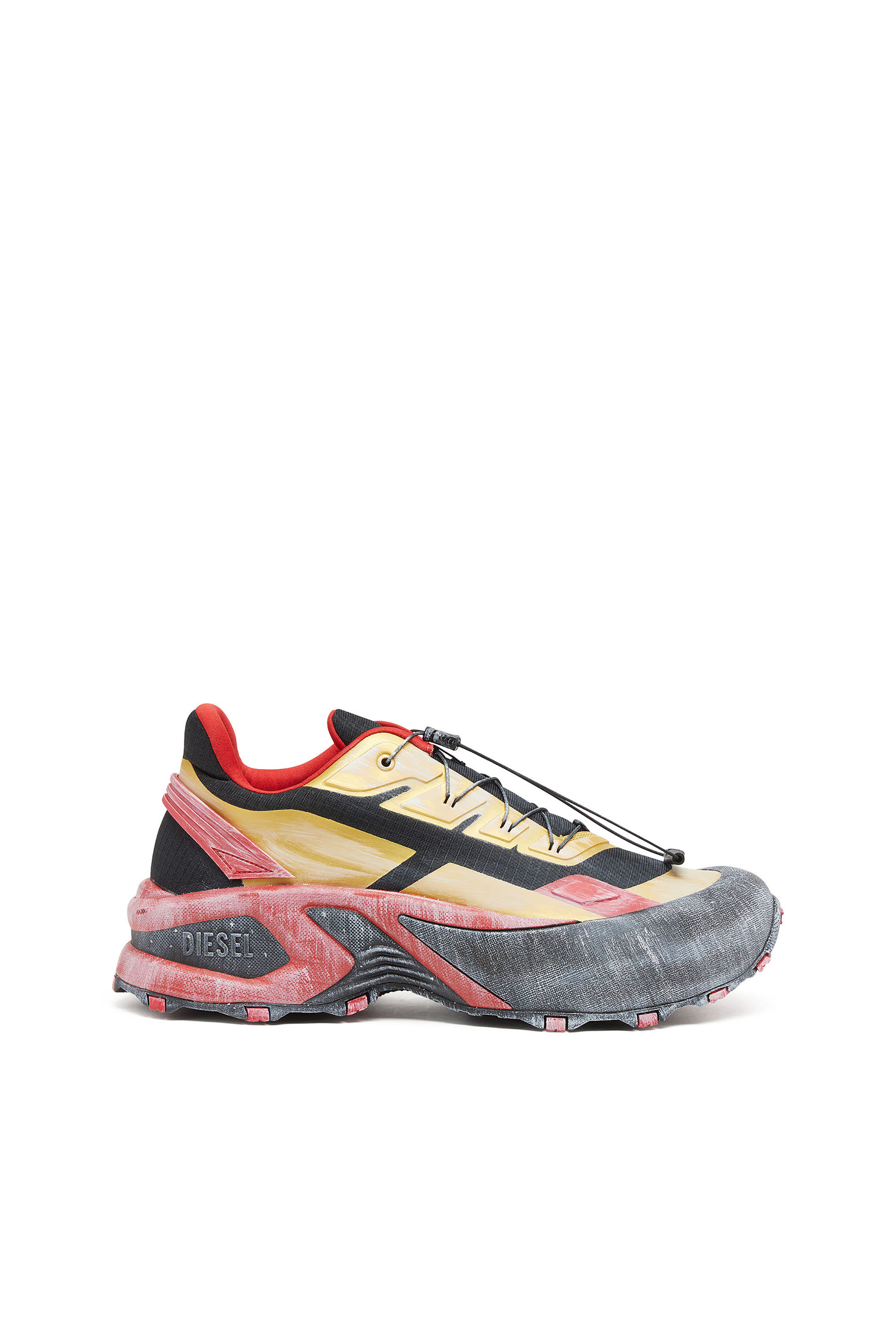 Diesel - D-CAGE RUNNER, Herren D-Cage-Distressed Chunky-Sneaker aus Ripstop in Bunt - 1