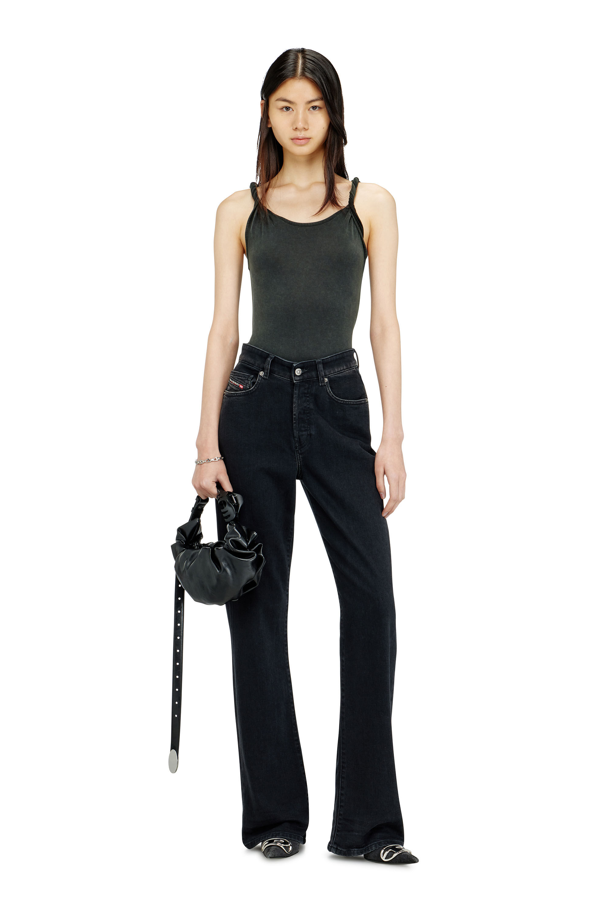 Diesel - T-TWY-S1, Damen Tanktop mit gedrehten Tr&auml;gern in null - 1