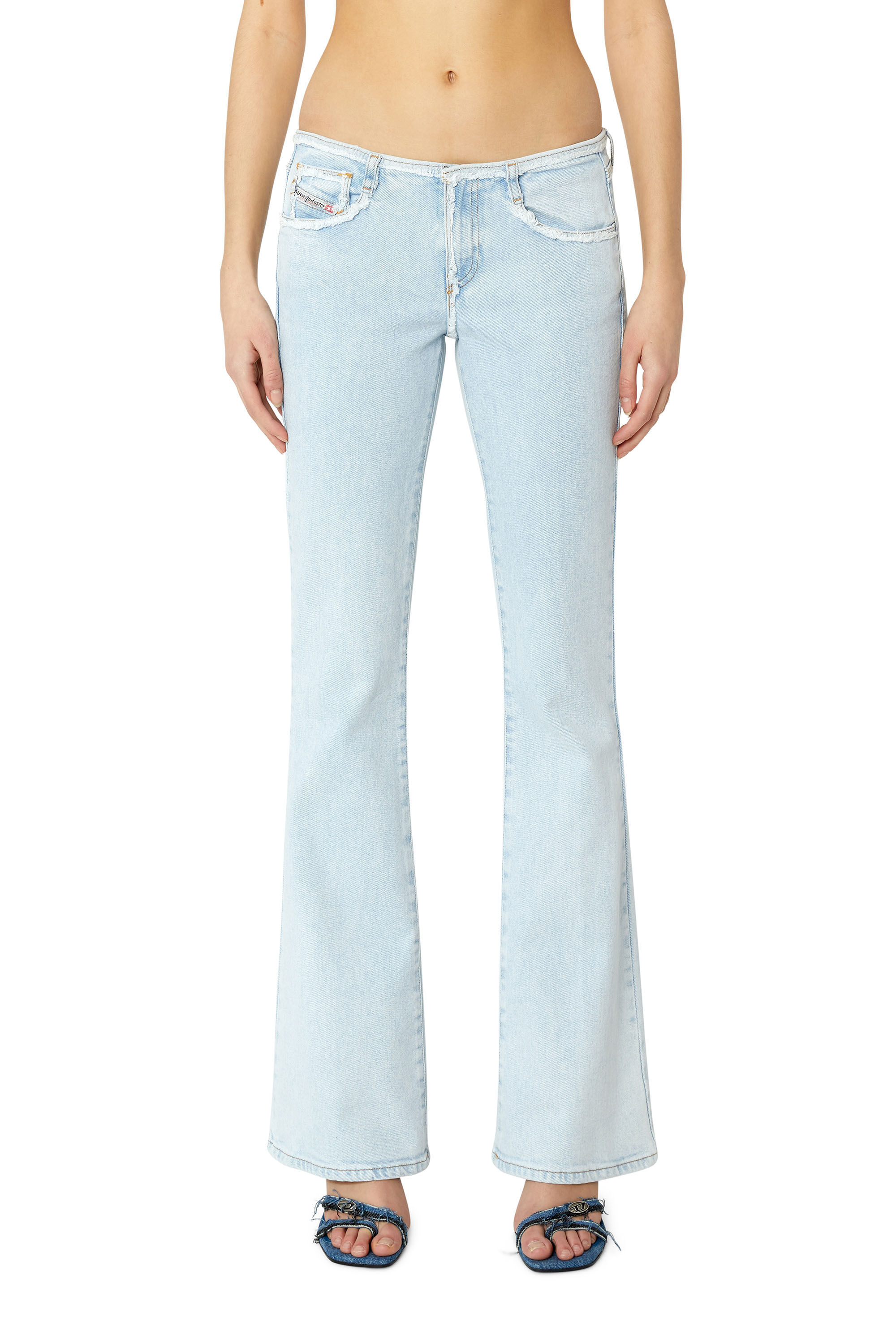 Diesel - 1969 D-Ebbey 09F68 Bootcut and Flare Jeans, Hellblau - Image 3