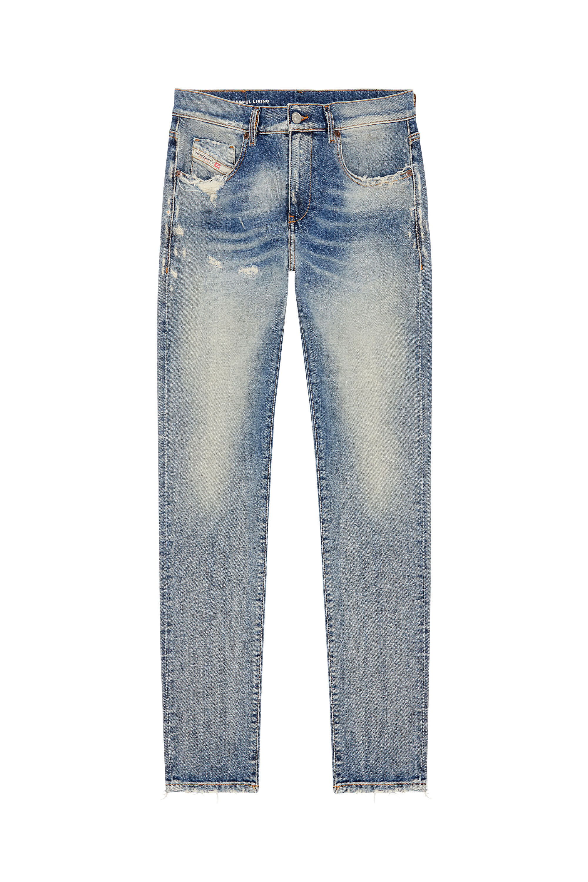 Diesel - Slim Jeans 2019 D-Strukt 007Q3, Hellblau - Image 2