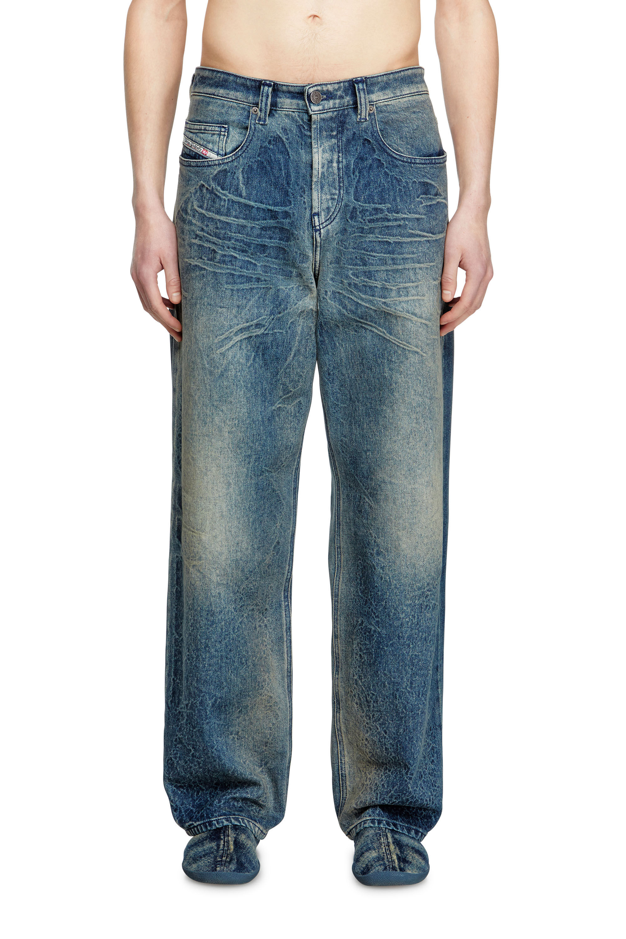 Diesel - Herren Relaxed Jeans 2001 D-Macro 007BG, Dunkelblau - 3