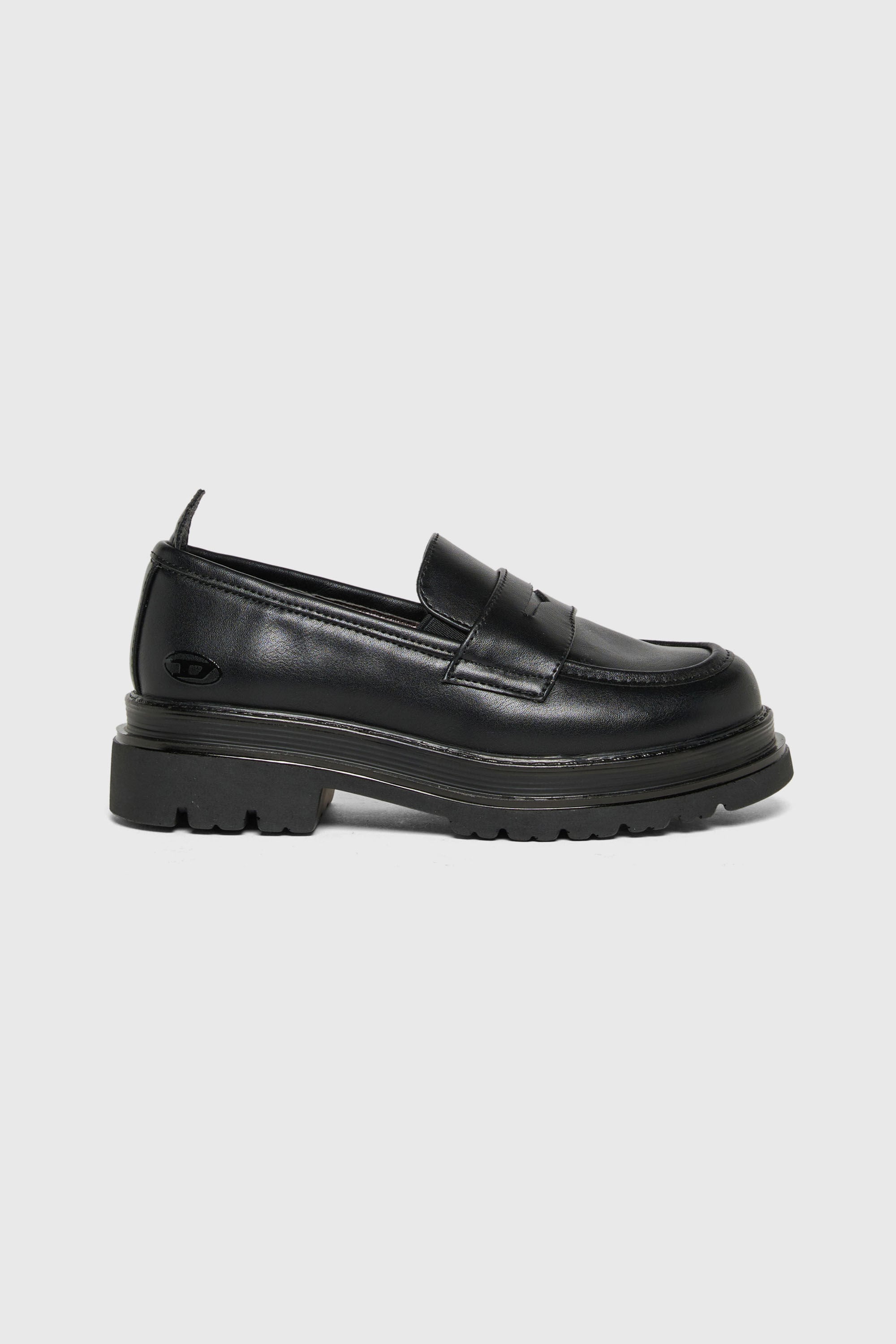 Diesel - D-SLAWEU, Unisex's D-Slaweu - Loafers with lug sole in Black - 1