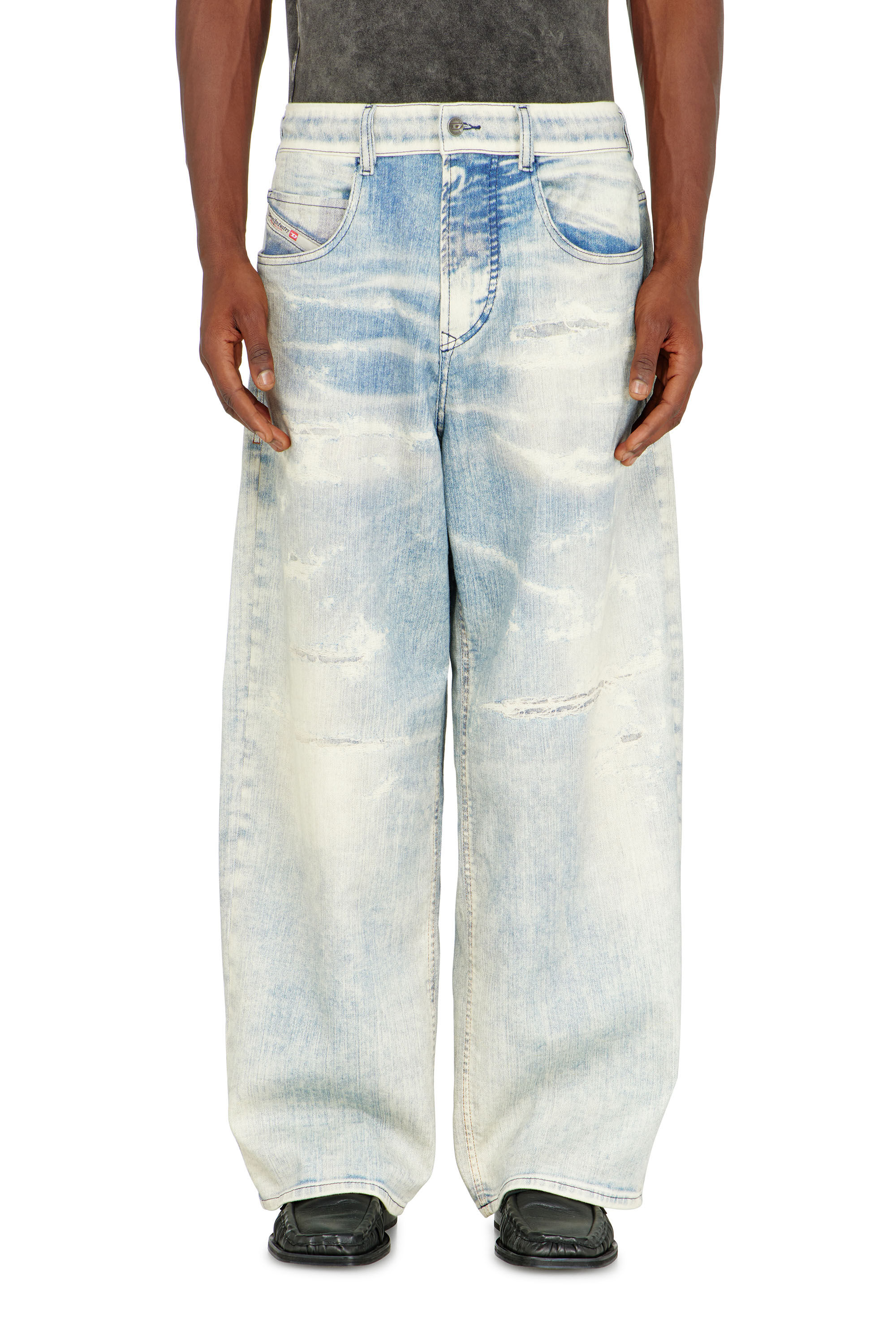 Diesel - Unisex Relaxed 2097 D-Enim-M Joggjeans&reg; 068XM, Hellblau - 2