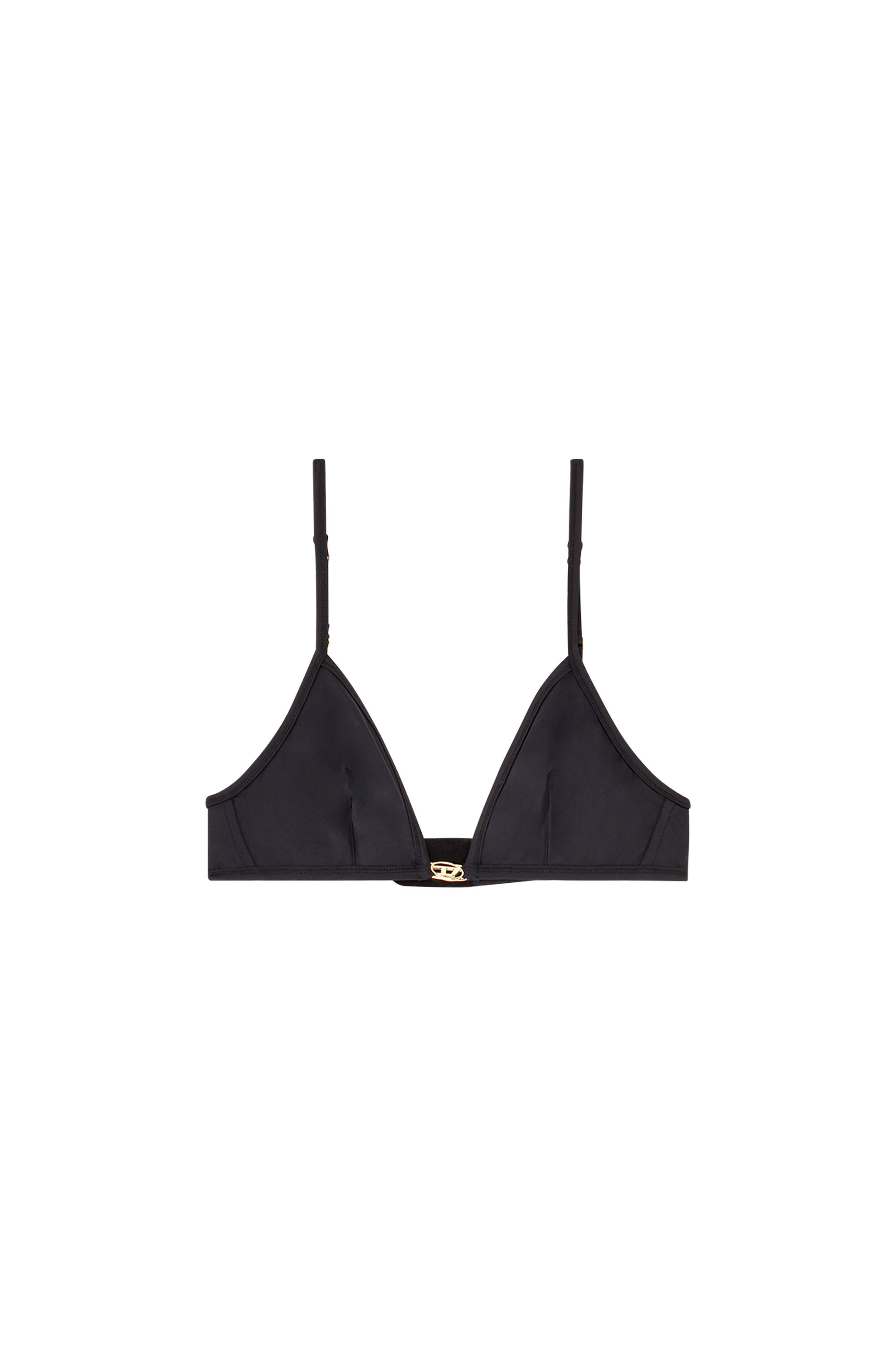 Diesel - LUNA-UTLT, Damen Triangle-BH aus Nylon mit Oval D-Detail in null - 2