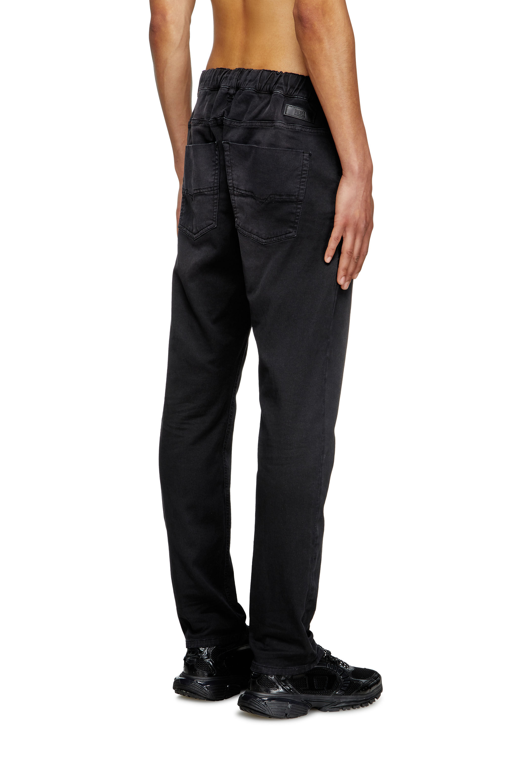 Diesel - Herren Regular 2030 D-Krooley Joggjeans® 0670M, Schwarz/Dunkelgrau - 4