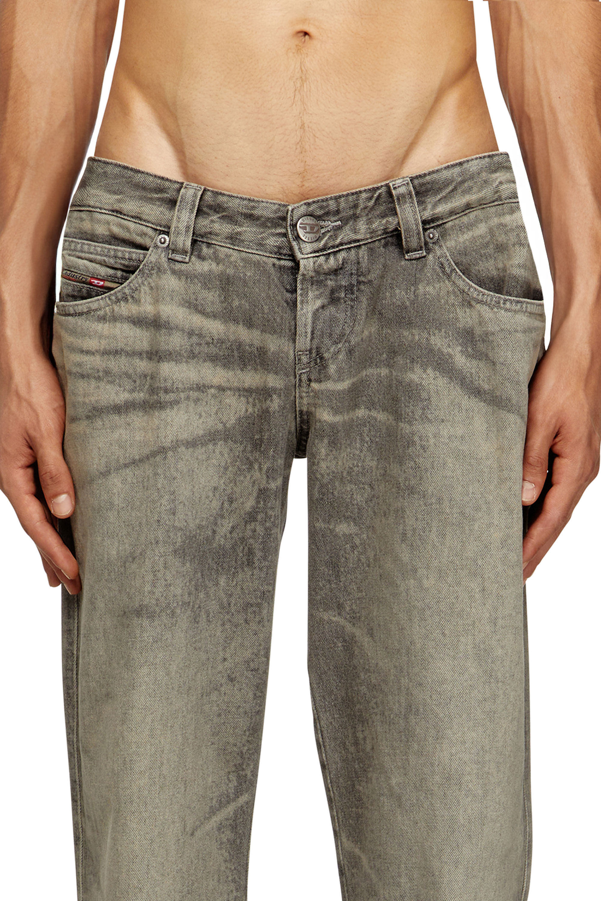 Diesel - Herren Regular Jeans D-Im 007DR, Grau - 5