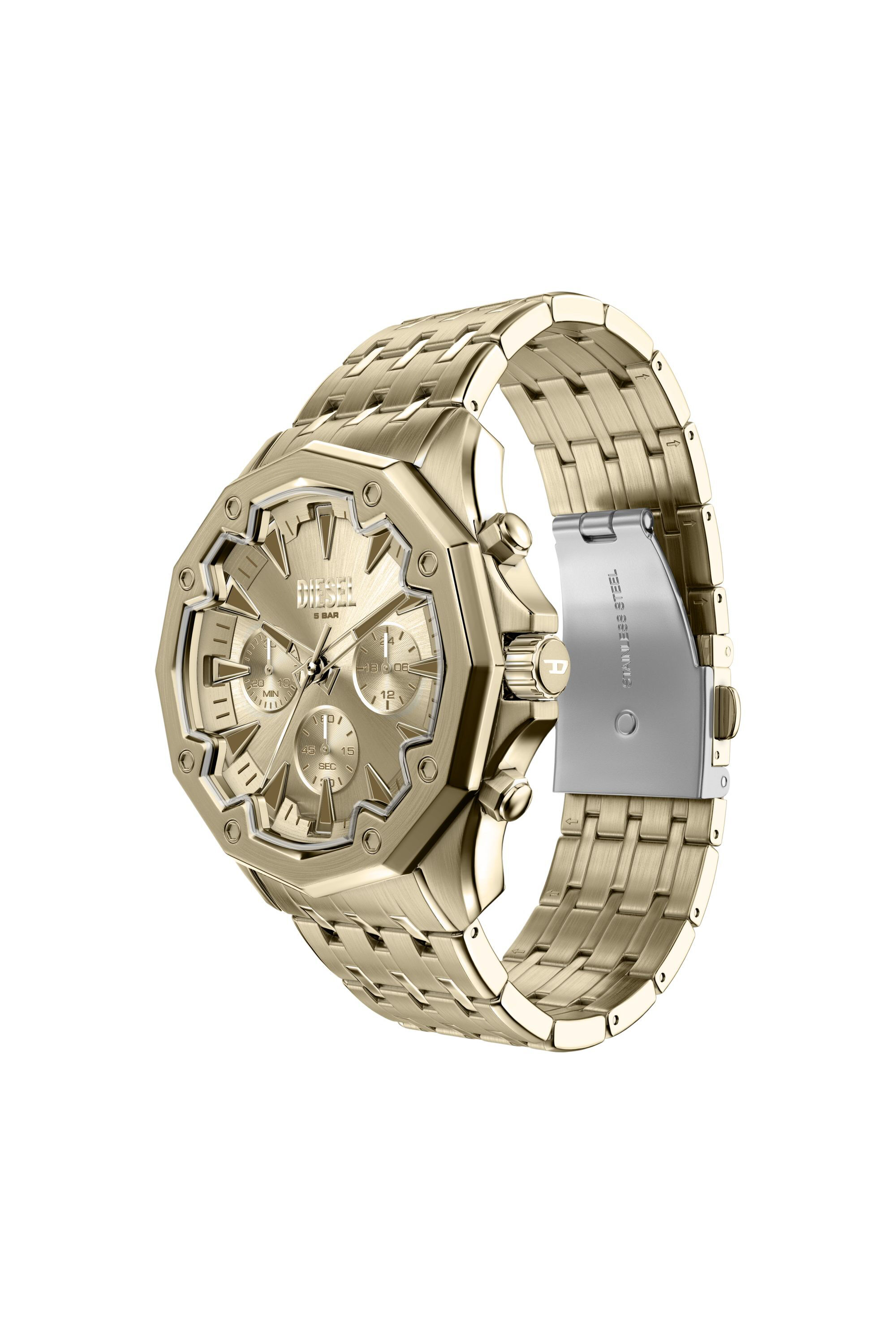 Diesel - DZ4707 WATCH, Herren Stinger Uhr aus goldfarbenem Edelstahl in Gold - 7