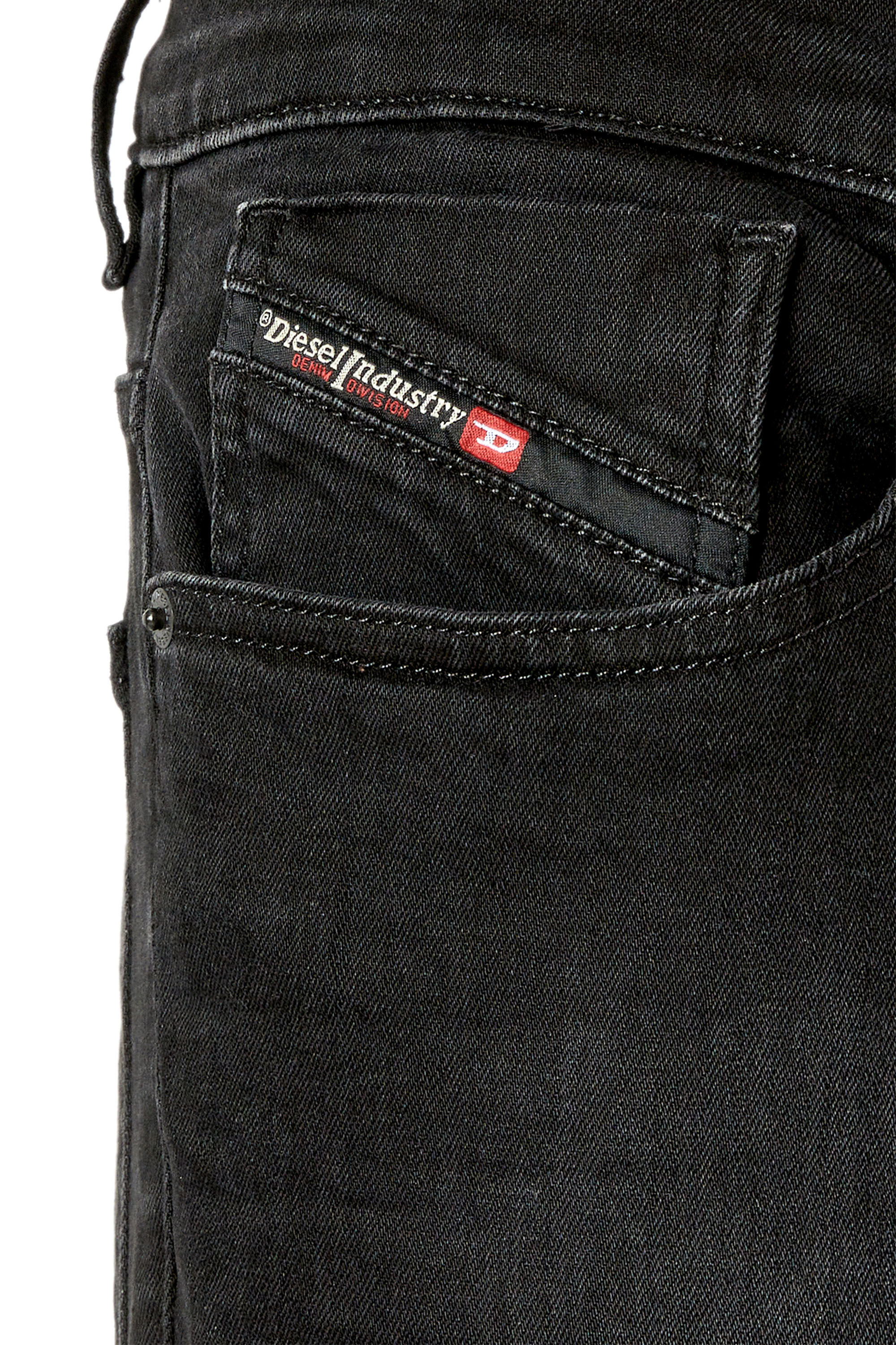 Diesel - Tapered Jeans 2005 D-Fining 0TFAS, Schwarz/Dunkelgrau - Image 6