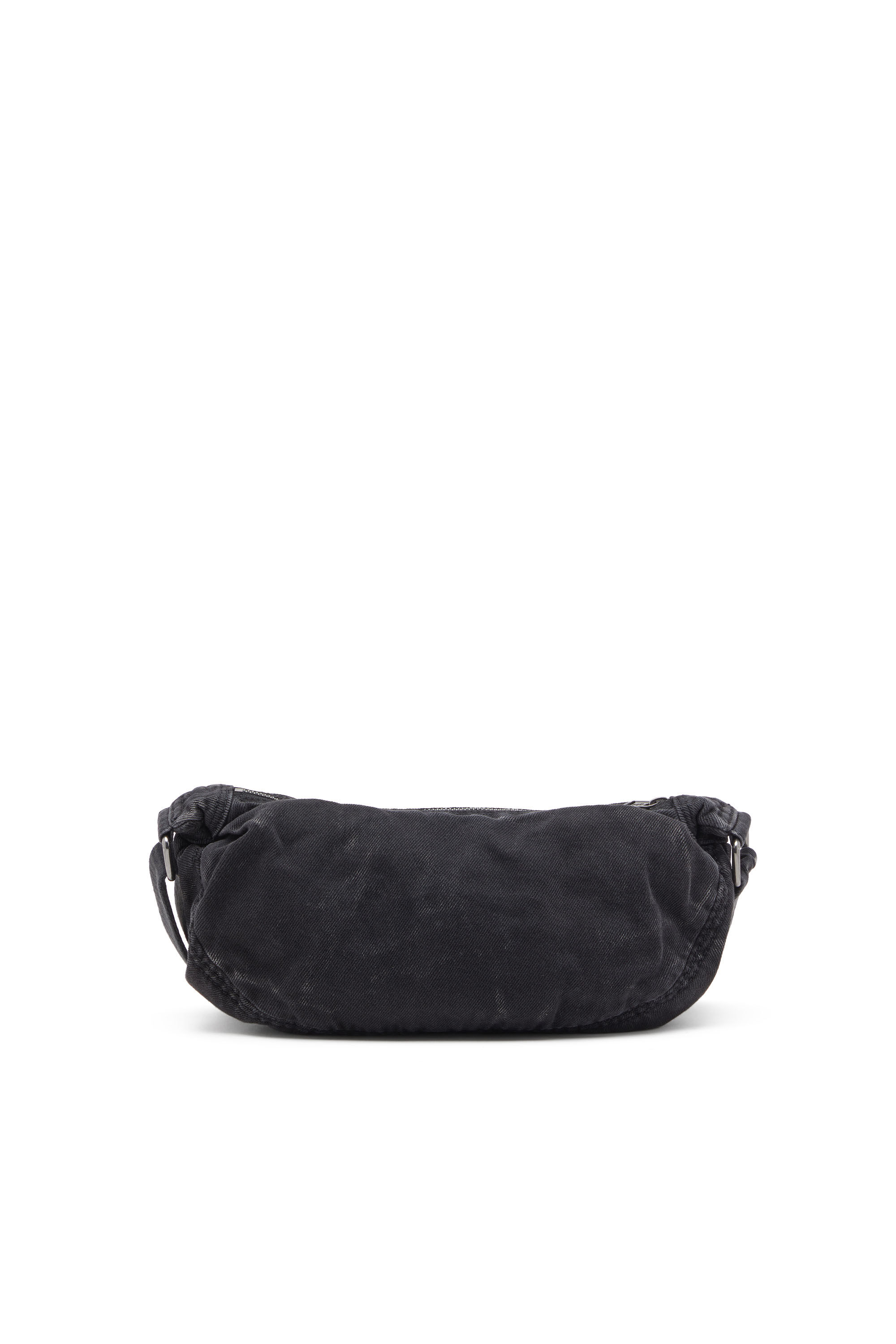 Diesel - RAVE CROSSBODY X, Herren Rave-Kleine Crossbody-Tasche aus verblasstem Denim in Schwarz - 3