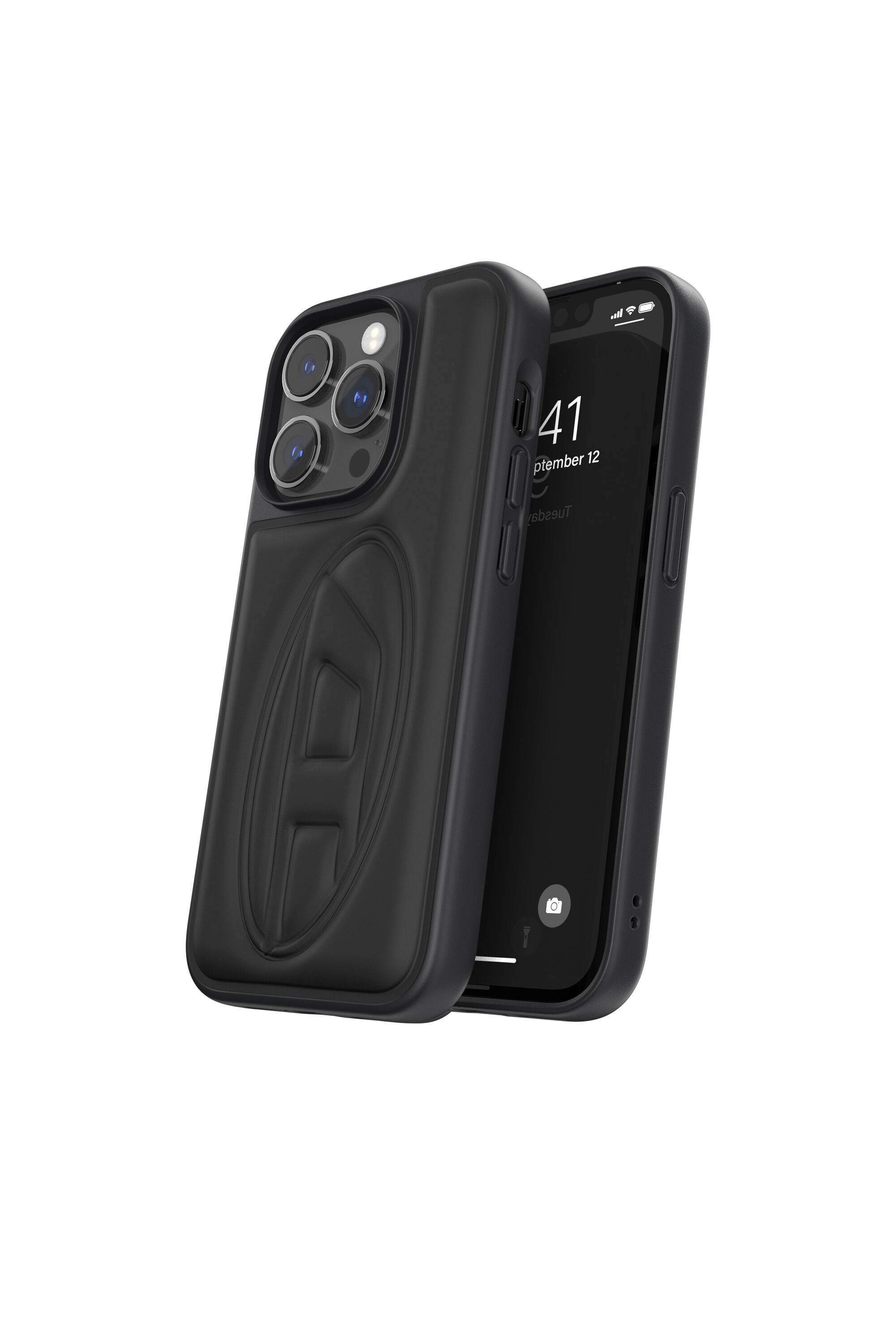 Diesel - 53407 MOULDED CASE, Unisex Handycase für iPhone 14 Pro in Schwarz - 3