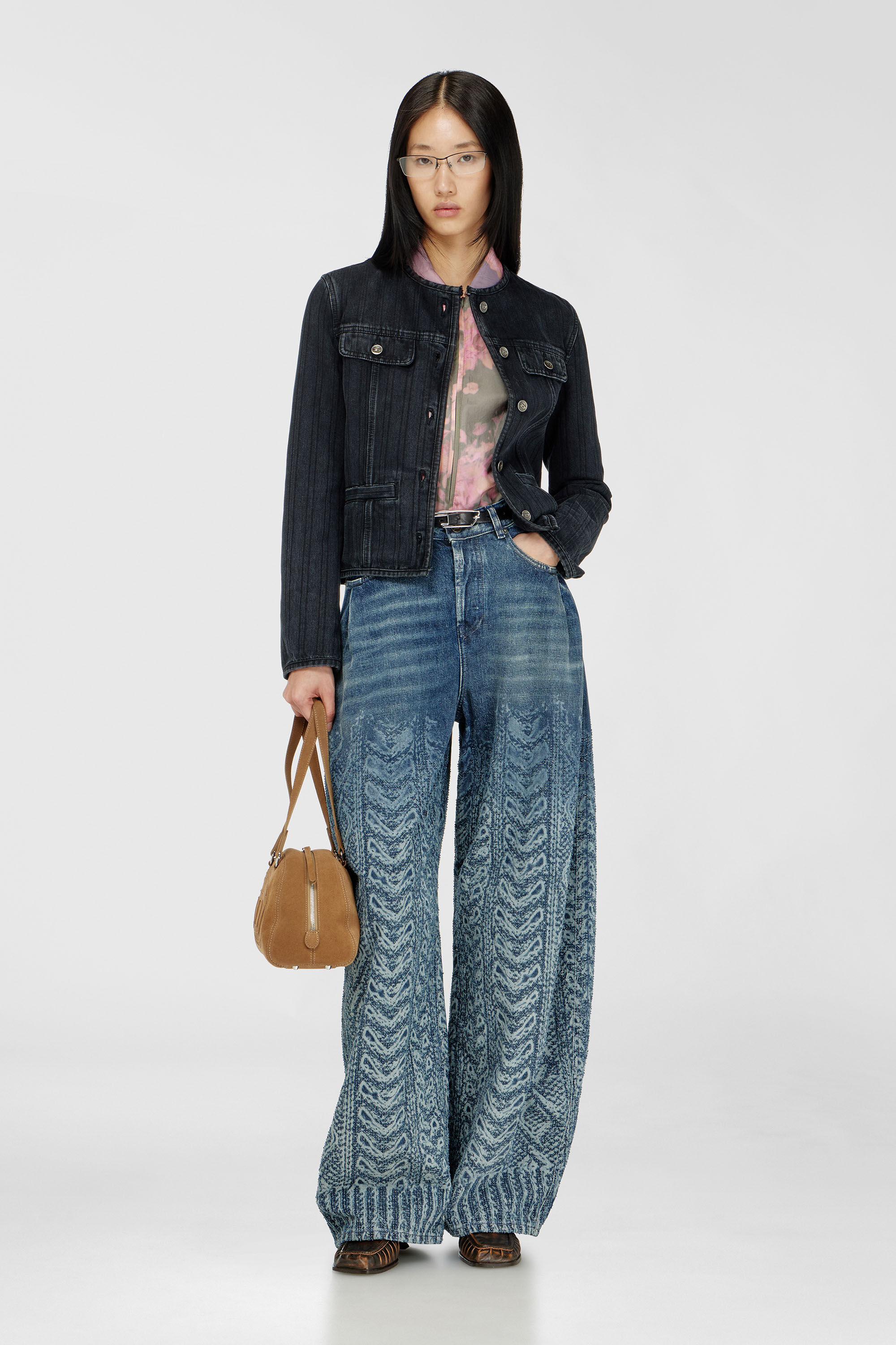 Diesel - Damen Relaxed Jeans 1987 D-Khelz 007EV, Dunkelblau - 1