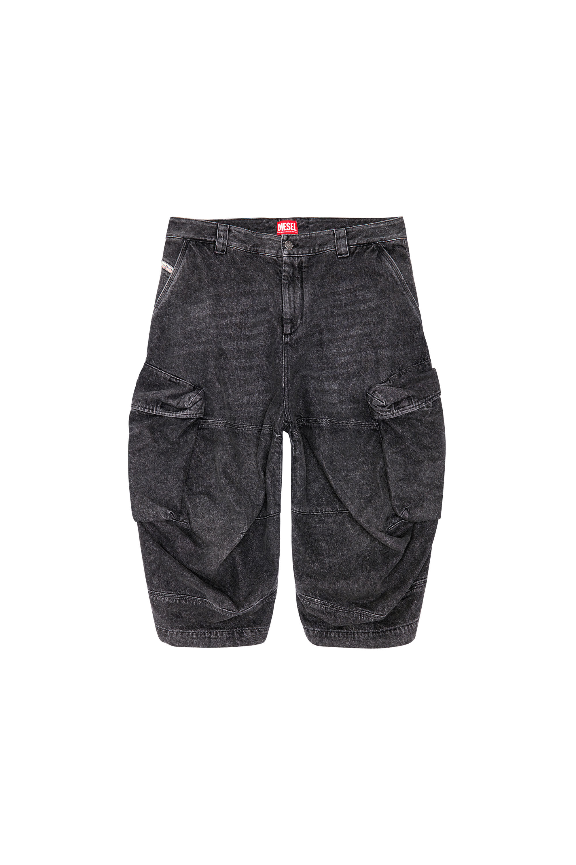 Diesel - D-ARNE-SHORT-S, Schwarz - Image 2