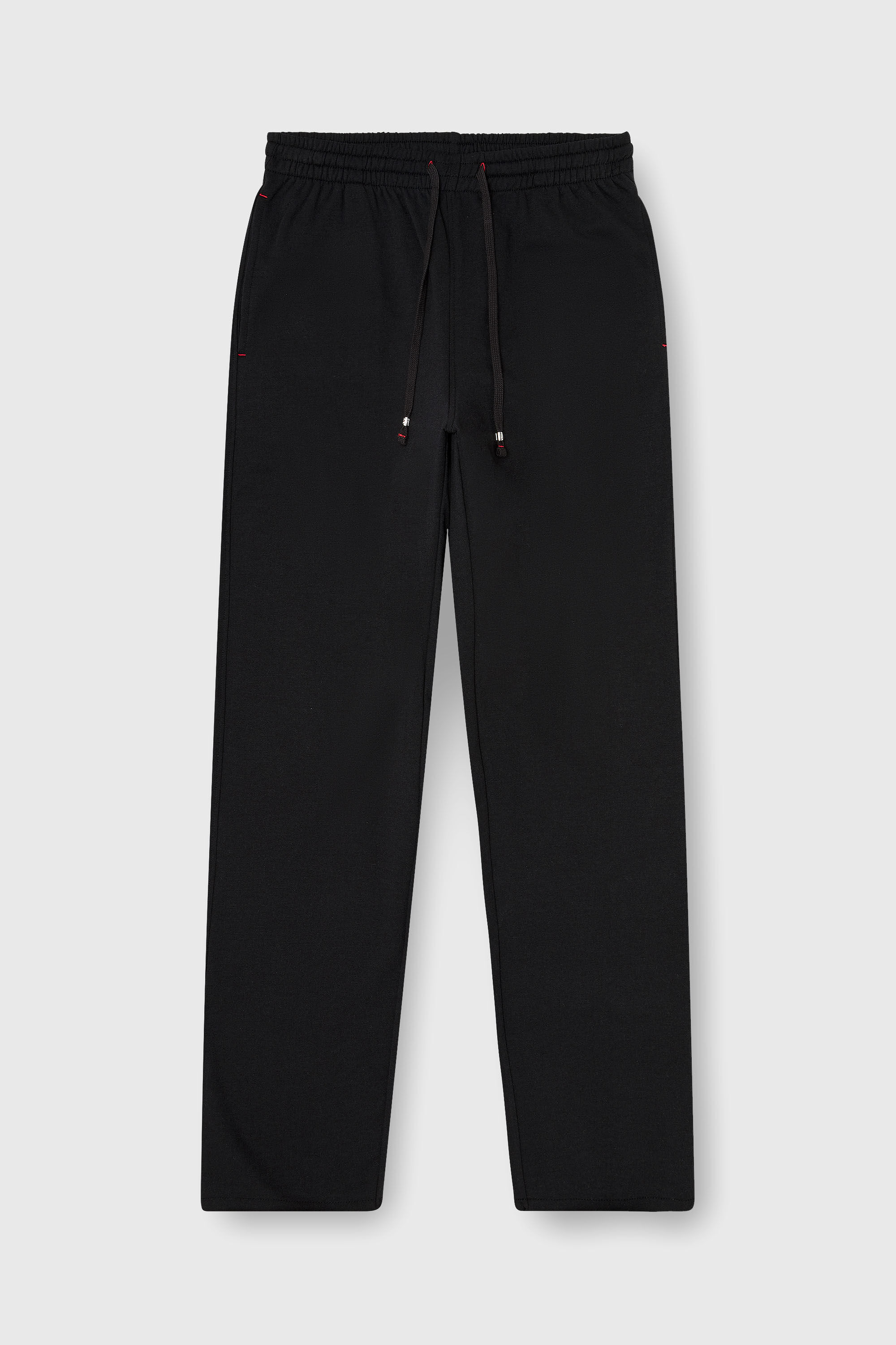 Diesel - INDRA-D-CORE, Damen Aufgeraute Sweathose mit offenen S&auml;umen in Schwarz - 2