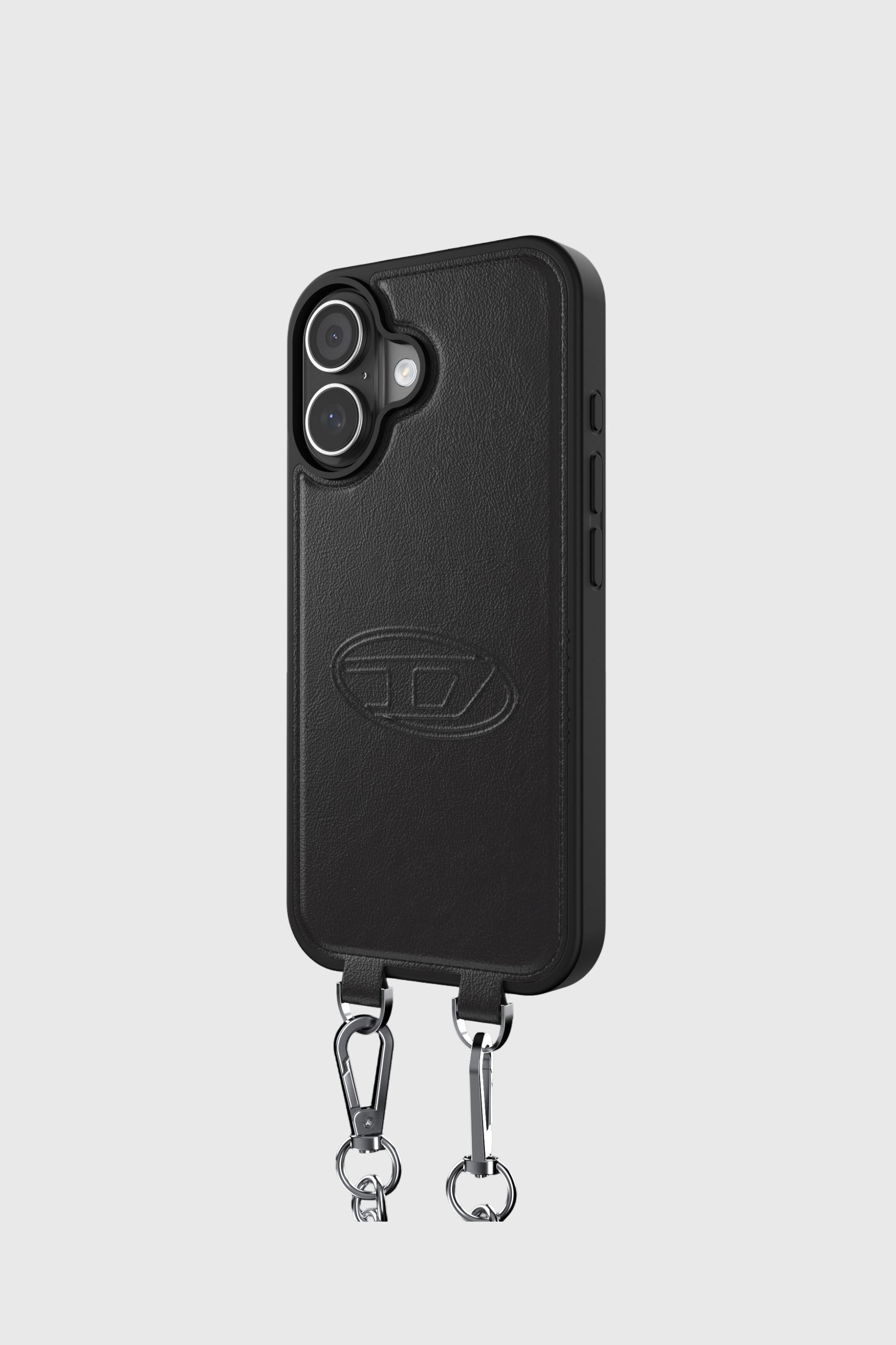 Diesel - 60661 MOULDED CASE, Unisex Oval D H&uuml;lle mit Handschlaufe und MagSafe f&uuml;r iPhone 17 in Schwarz - 4
