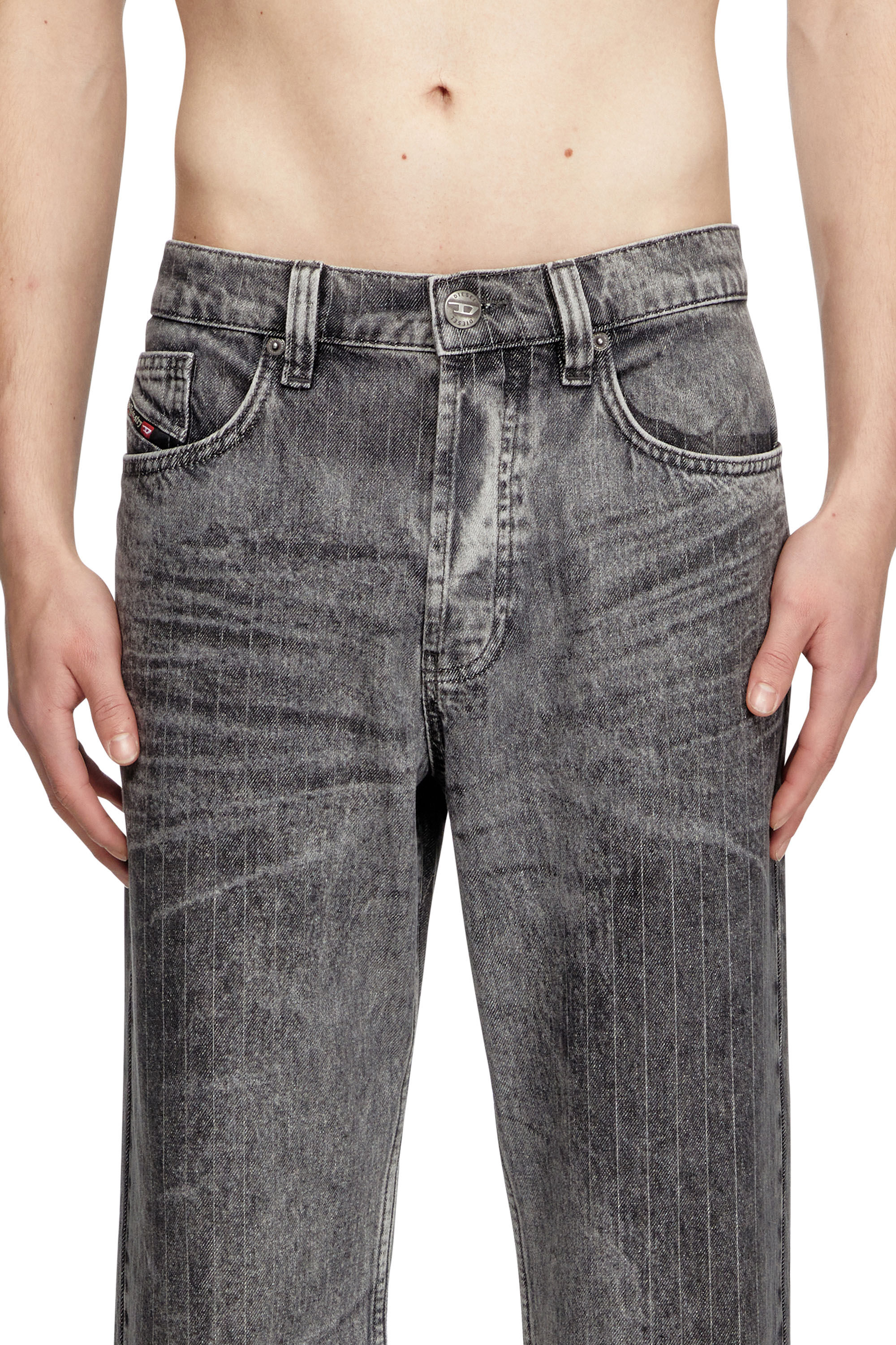 Diesel - Herren Regular Jeans 2024 D-Macs 0ABCU, Hellgrau - 5