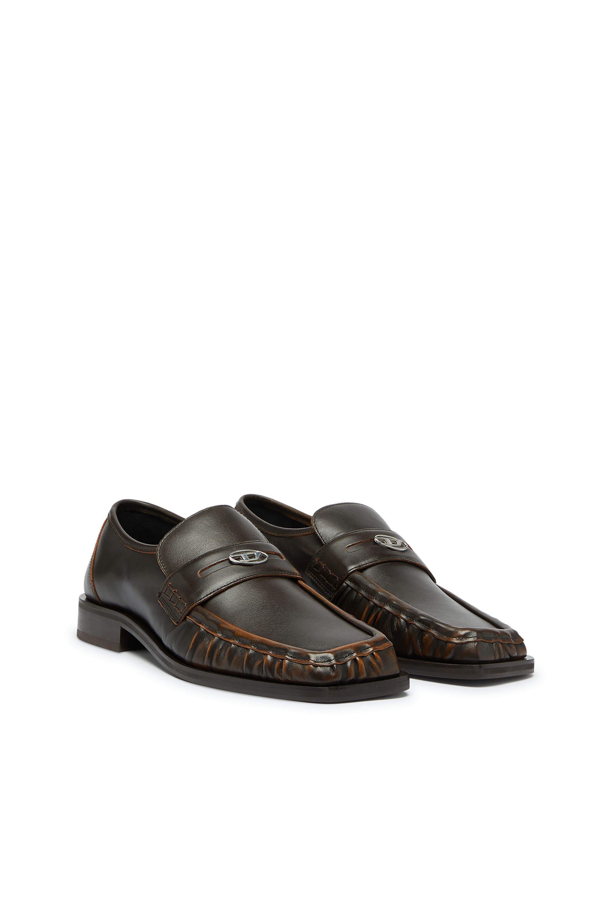 Diesel - D-AMBER LOAFER, Herren D-Amber - Penny-Loafer aus Leder in null - 2
