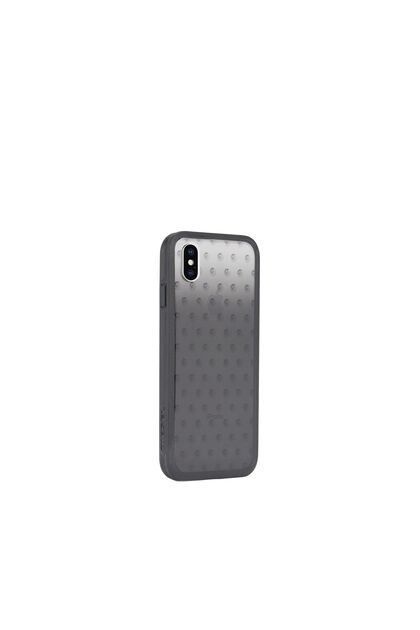 MOHICAN HEAD DOTS BLACK IPHONE X CASE