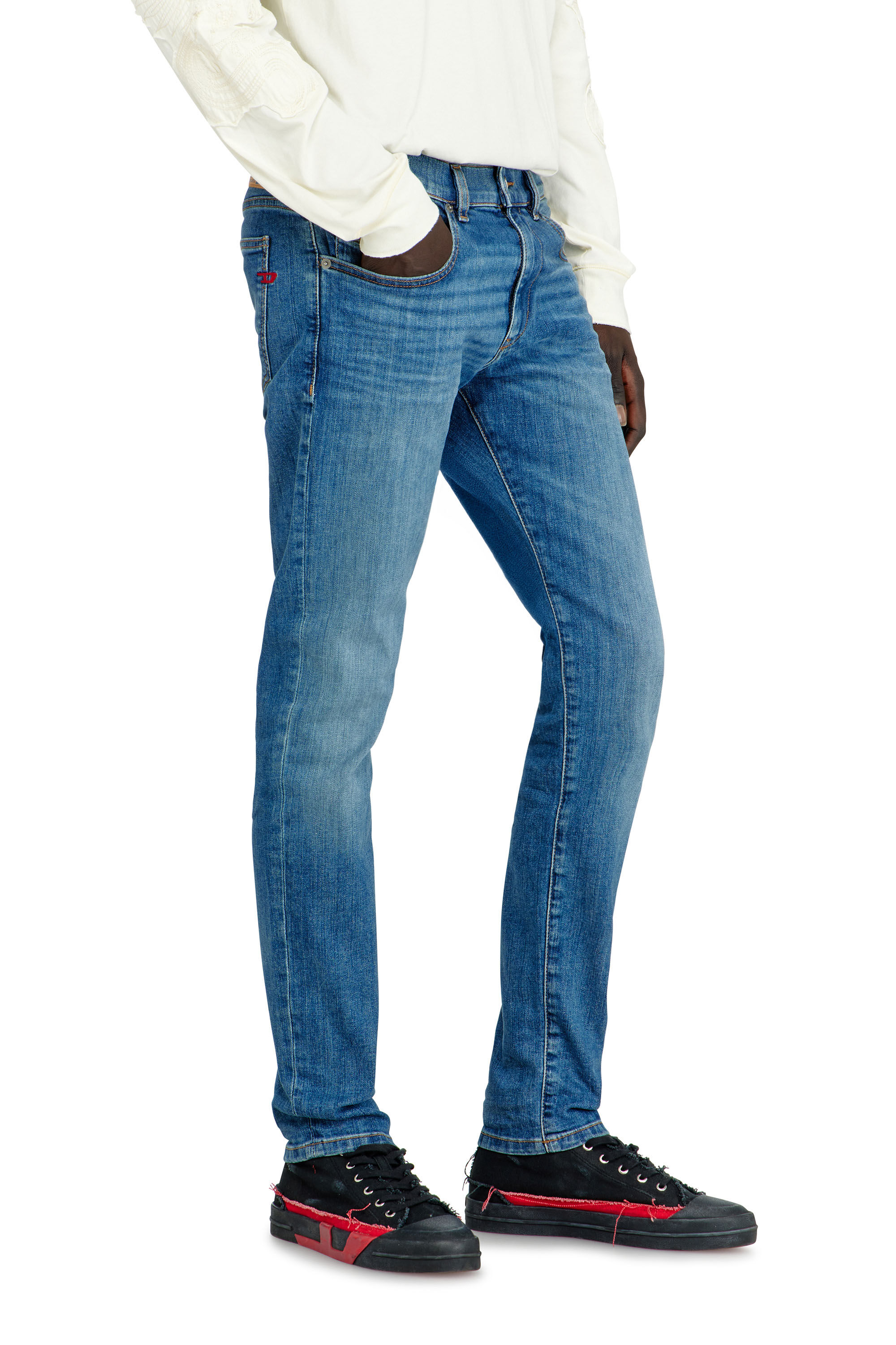 Diesel - Herren Slim Jeans 2019 D-Strukt 0KIAL, Hellblau - 7
