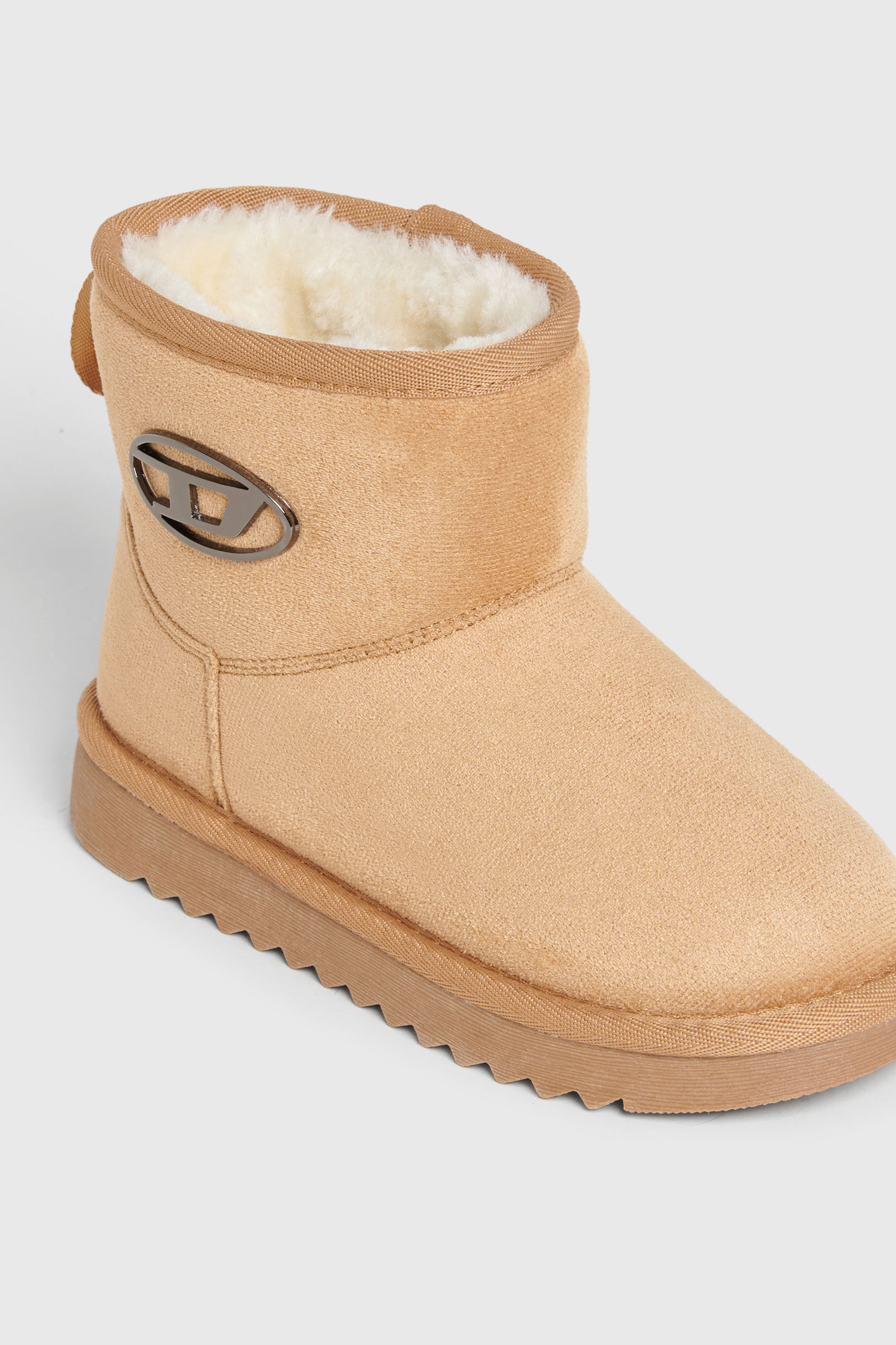 Diesel - D-DAATEN, Unisex D-Daaten - Stiefel mit Pl&uuml;schfutter in Braun - 4