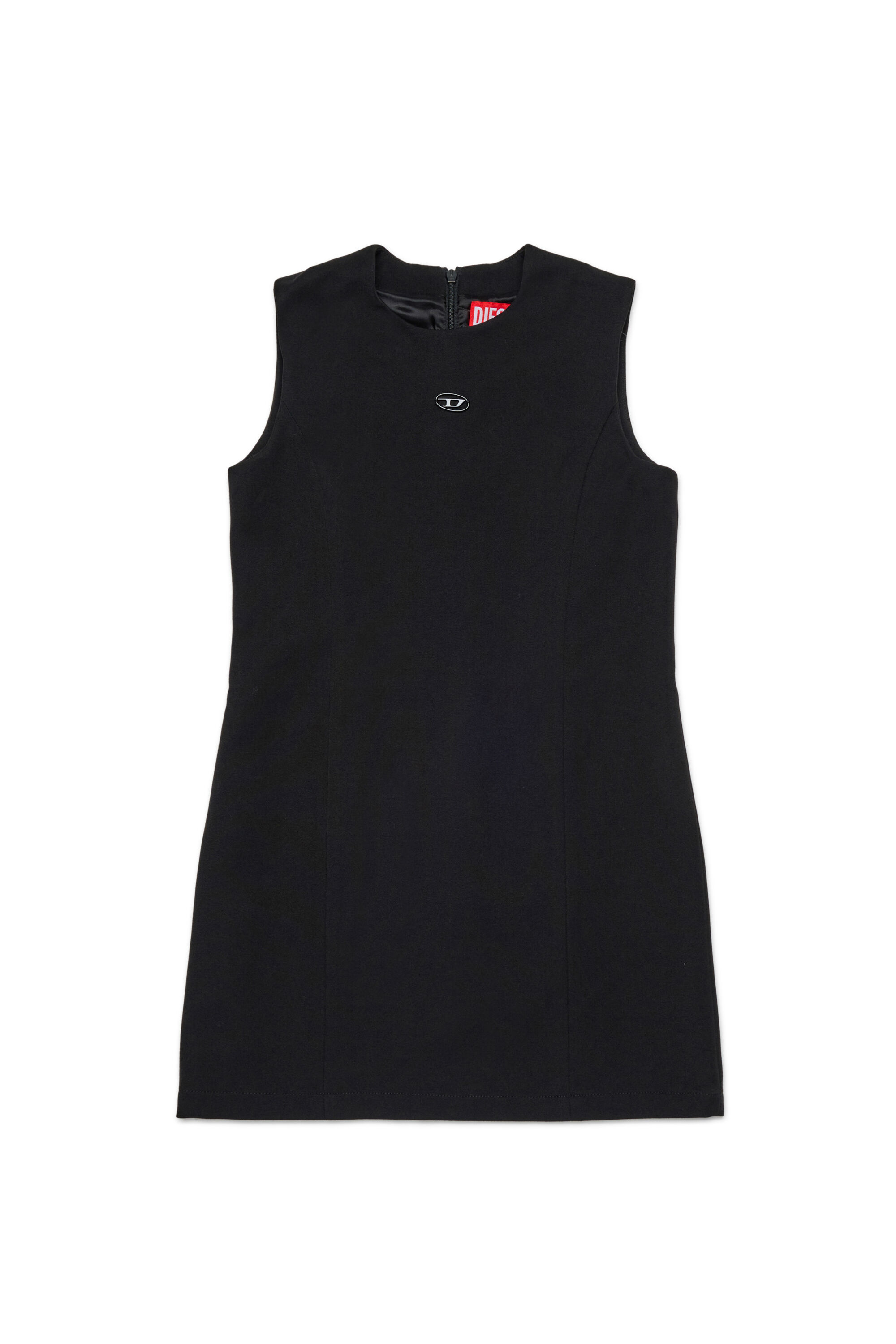 Diesel - DELAILA, Damen Kleid mit Reißverschluss hinten in Schwarz - 1