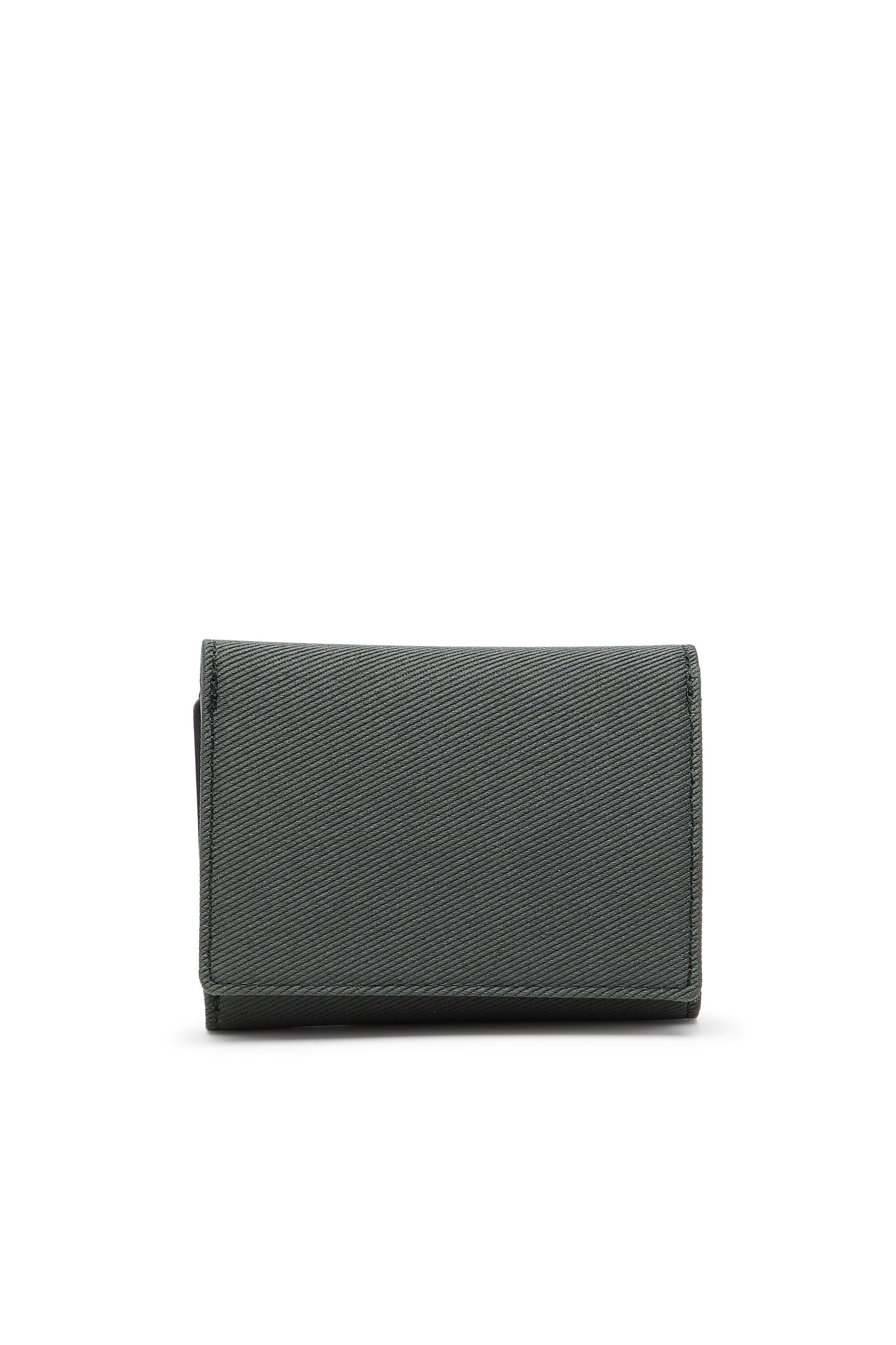 Diesel - D-PACK TRI FOLD COIN 3D, Herren M&uuml;nztasche mit gepr&auml;gtem patch in Gr&uuml;n - 2