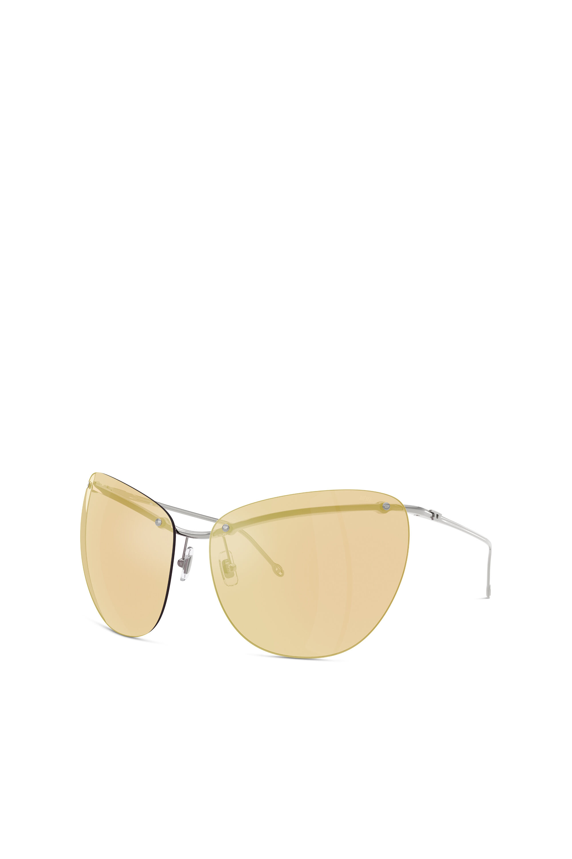 Diesel - 0DL1007, Unisex Sonnenbrille in Wraparound-Form in Hellbraun - 4