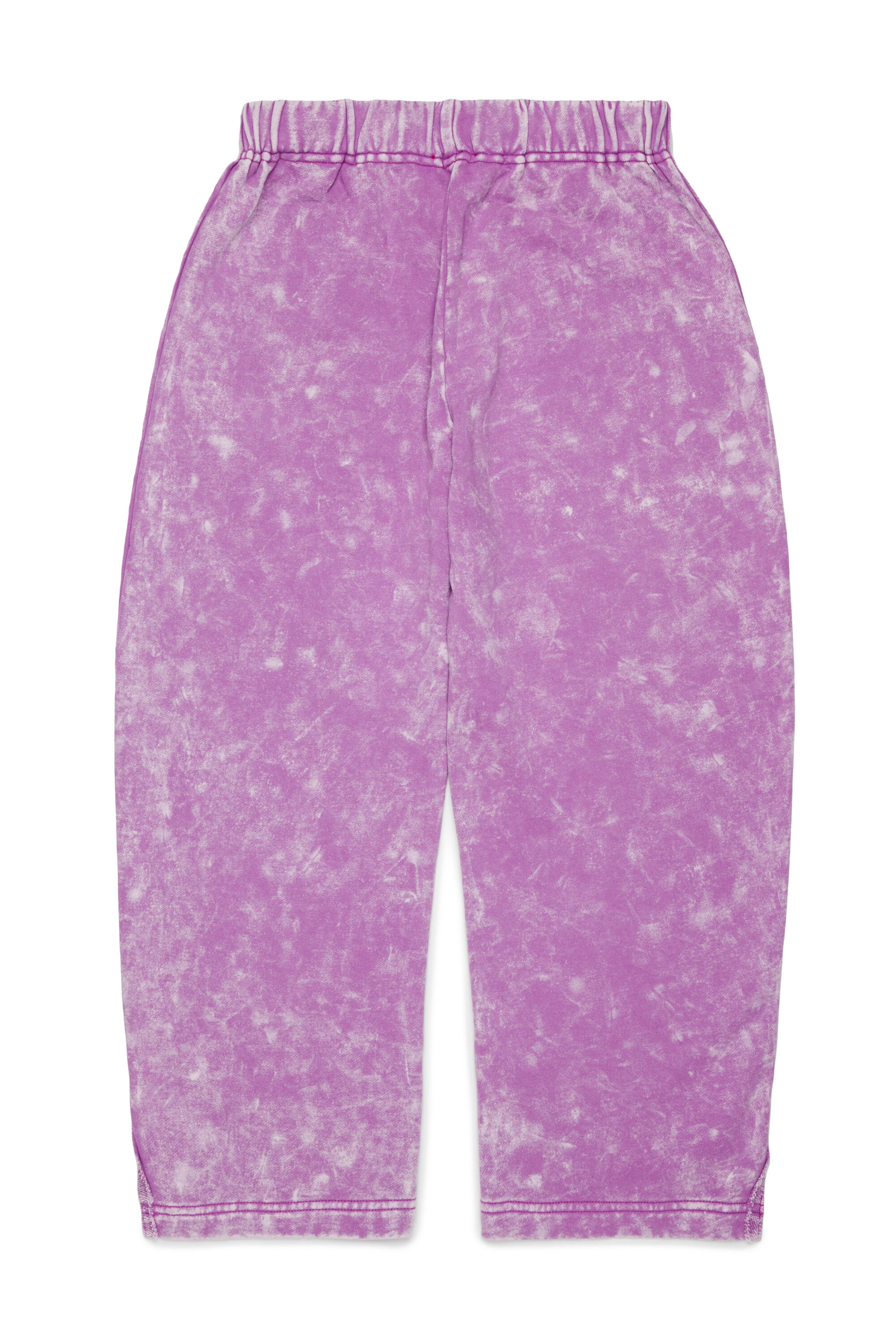 Diesel - PLOXY, Damen Sweatpants aus Baumwolle mit Marmor-Effekt in Violett - 2