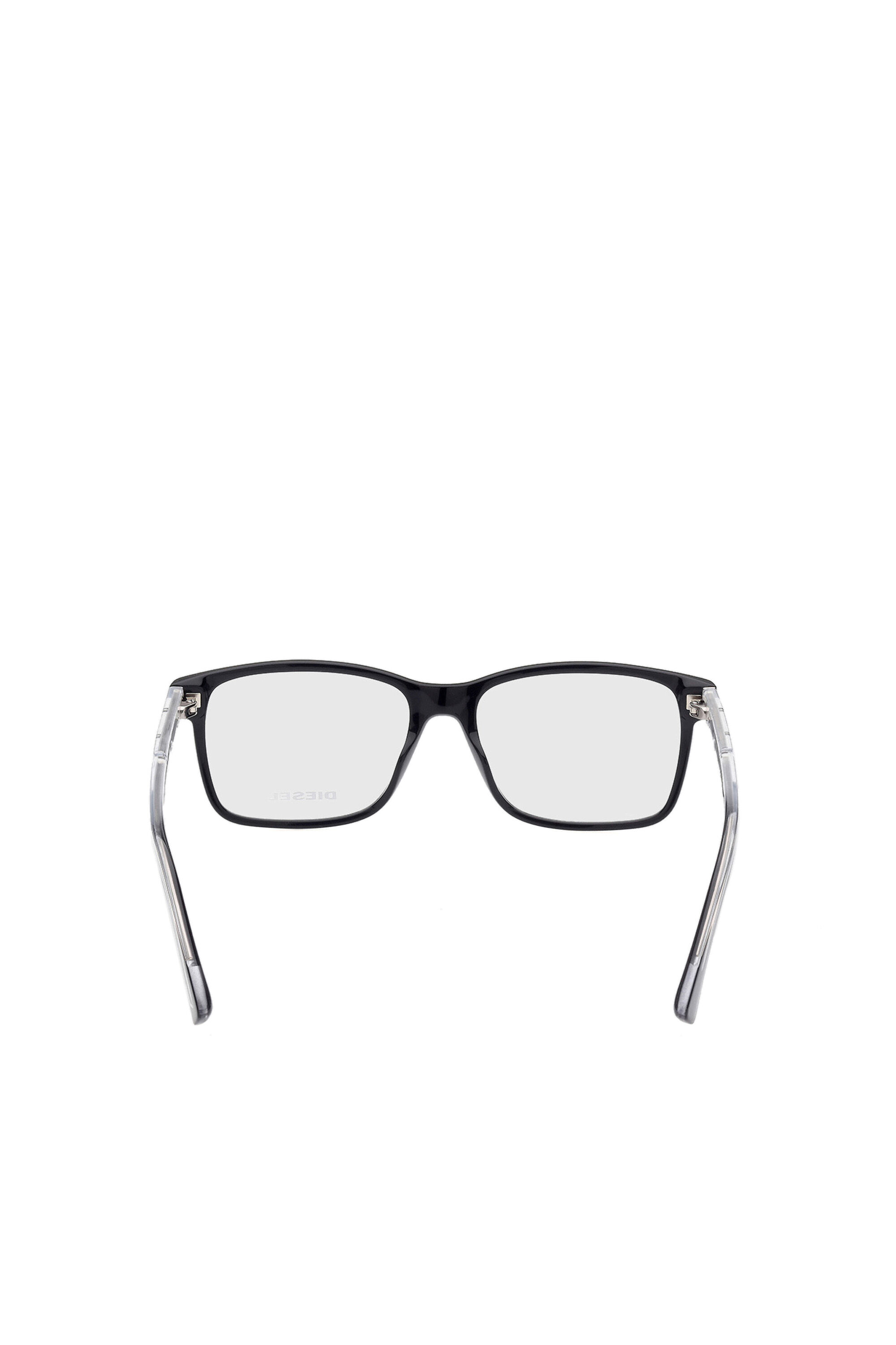 Diesel - DL5407, Herren Rechteckige Brille in Schwarz - 3