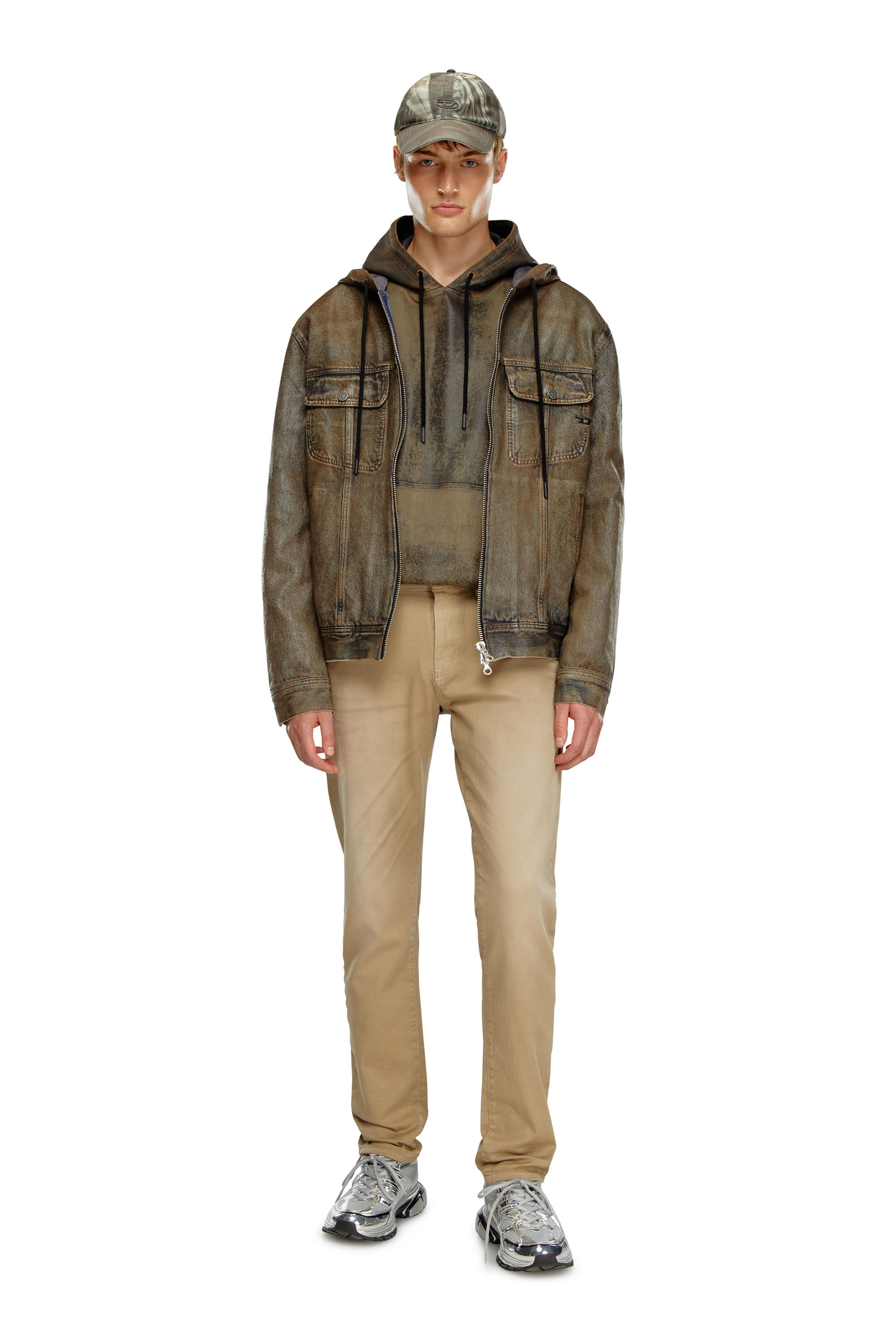 D-STRUKT-Z-NE Man Slim Colored Jeans | Beige | Diesel