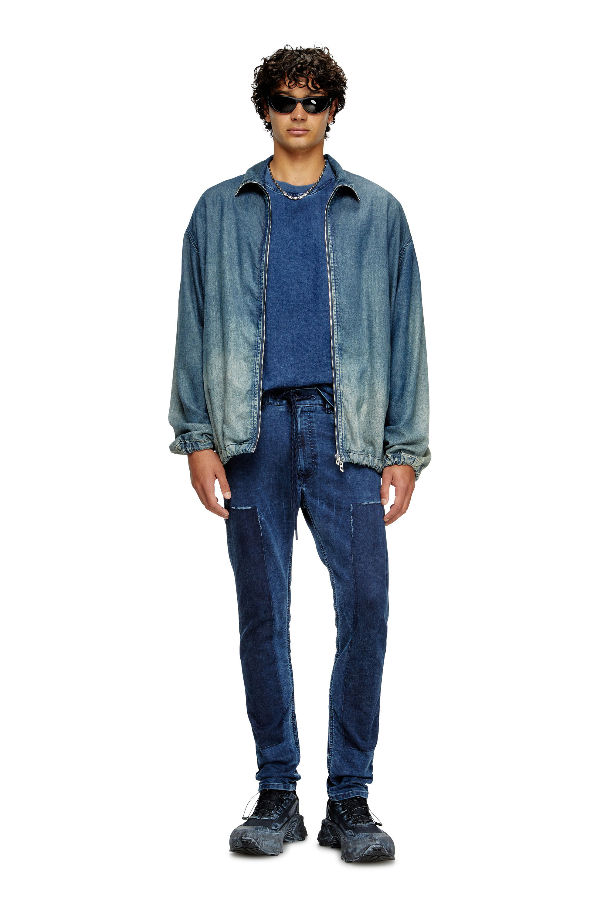 Diesel - Herren Regular 2030 D-Krooley Joggjeans® 09M36, Dunkelblau - 1