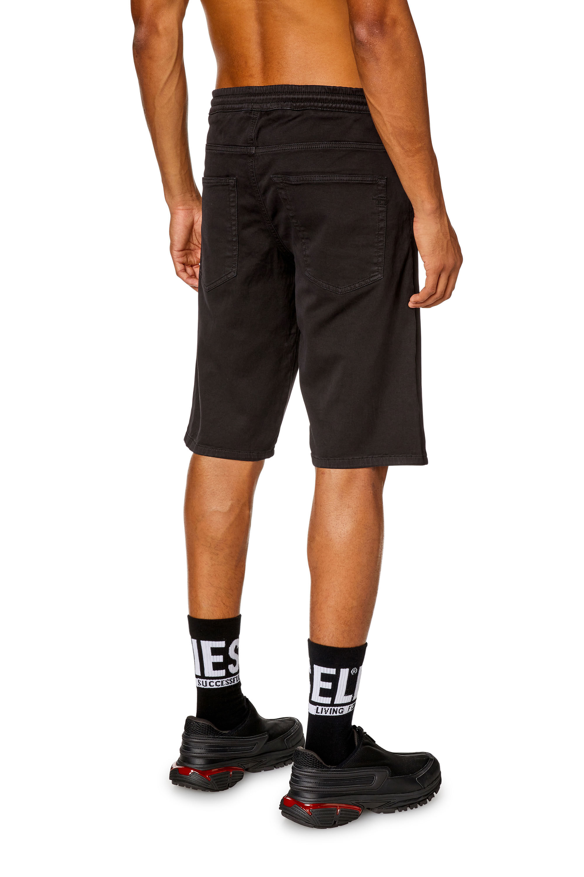 Diesel - 2033 D-KROOLEY-SHORT JOGG, Schwarz - Image 4