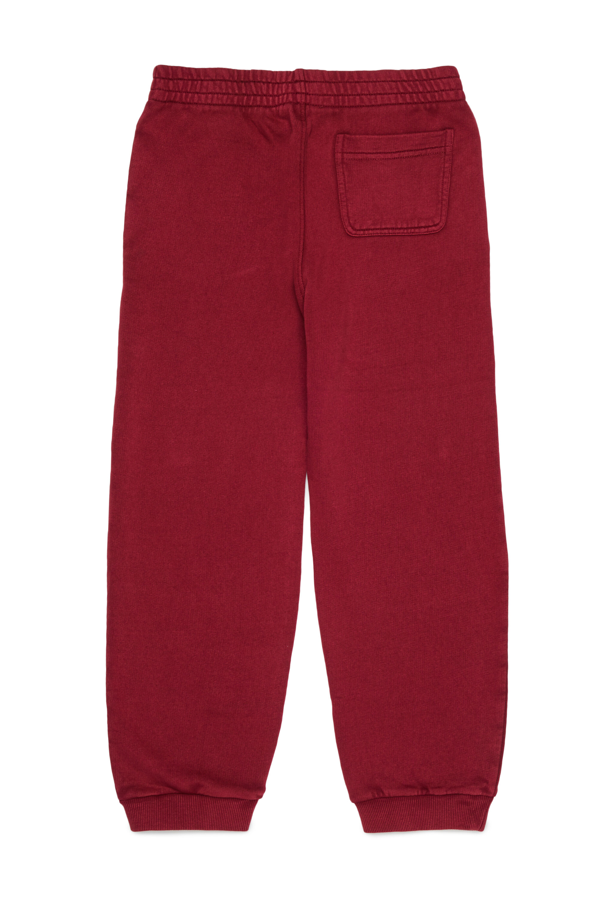 Diesel - PTISEL, Herren Sweatpants aus Baumwolle mit Logo-Print in Rot - 2