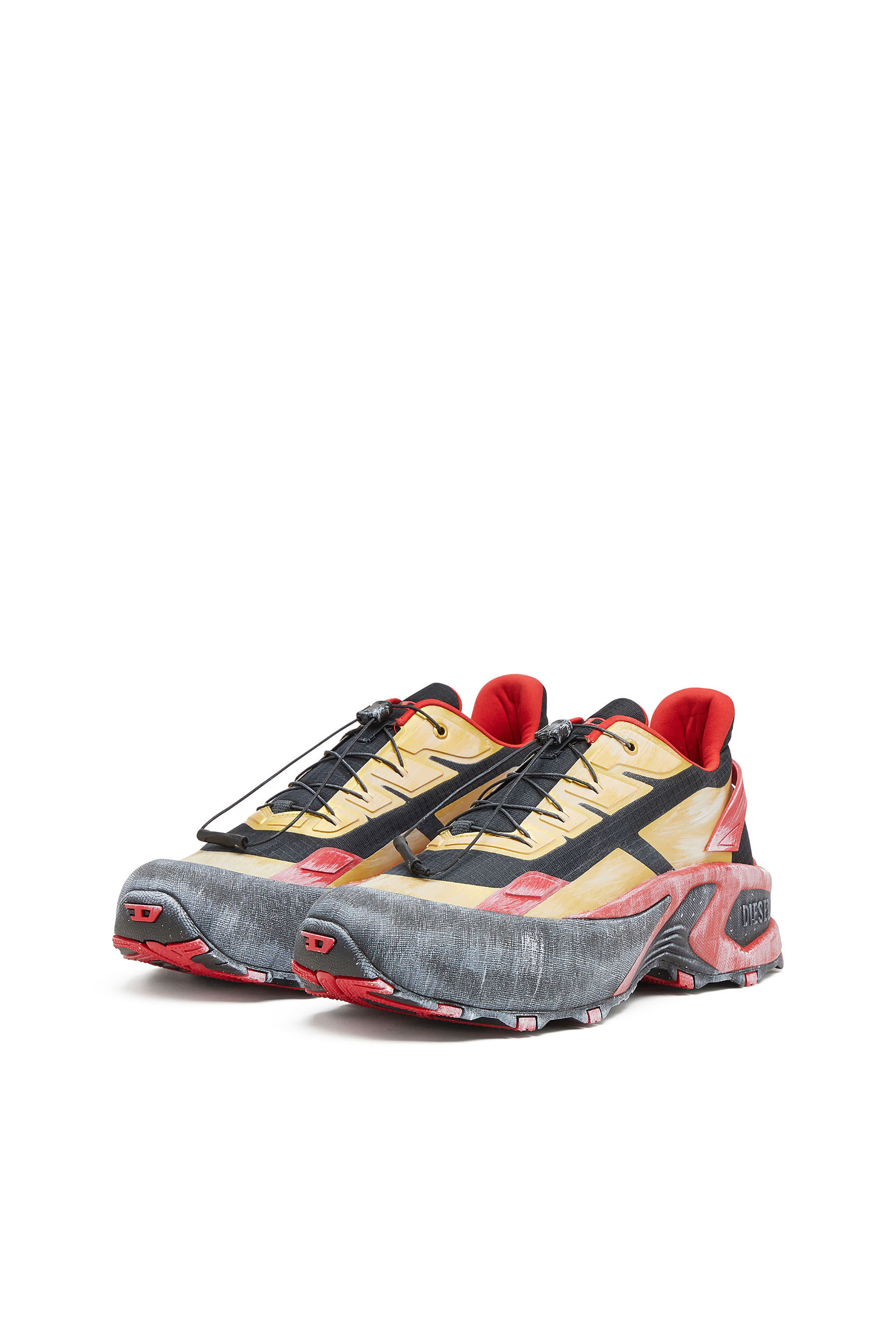 Diesel - D-CAGE RUNNER, Herren D-Cage-Distressed Chunky-Sneaker aus Ripstop in Bunt - 7
