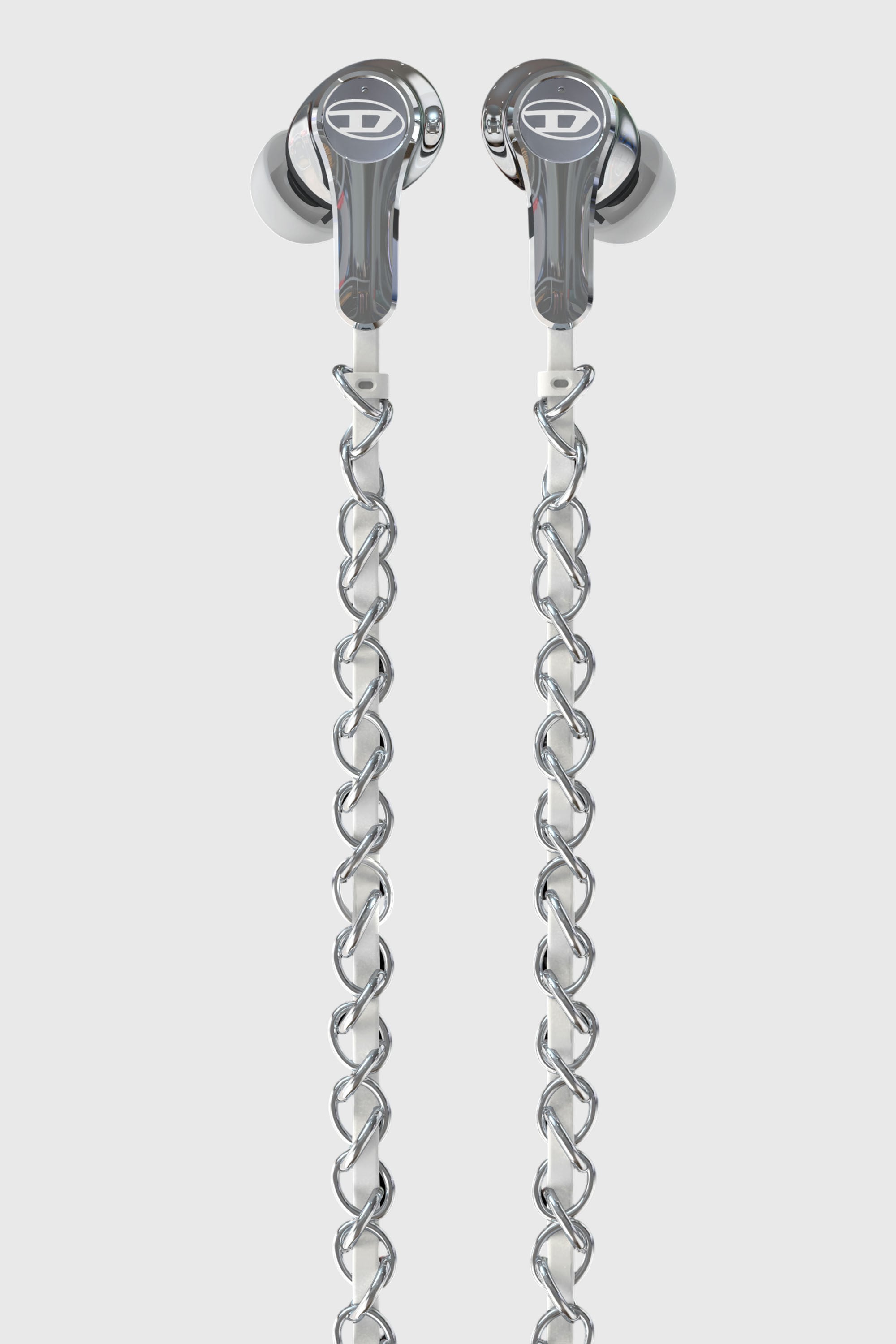 Diesel - 60458  WIRED EARBUDS WIRED EARBUDS, Unisex Wired Earbuds und charms in Silber - 1