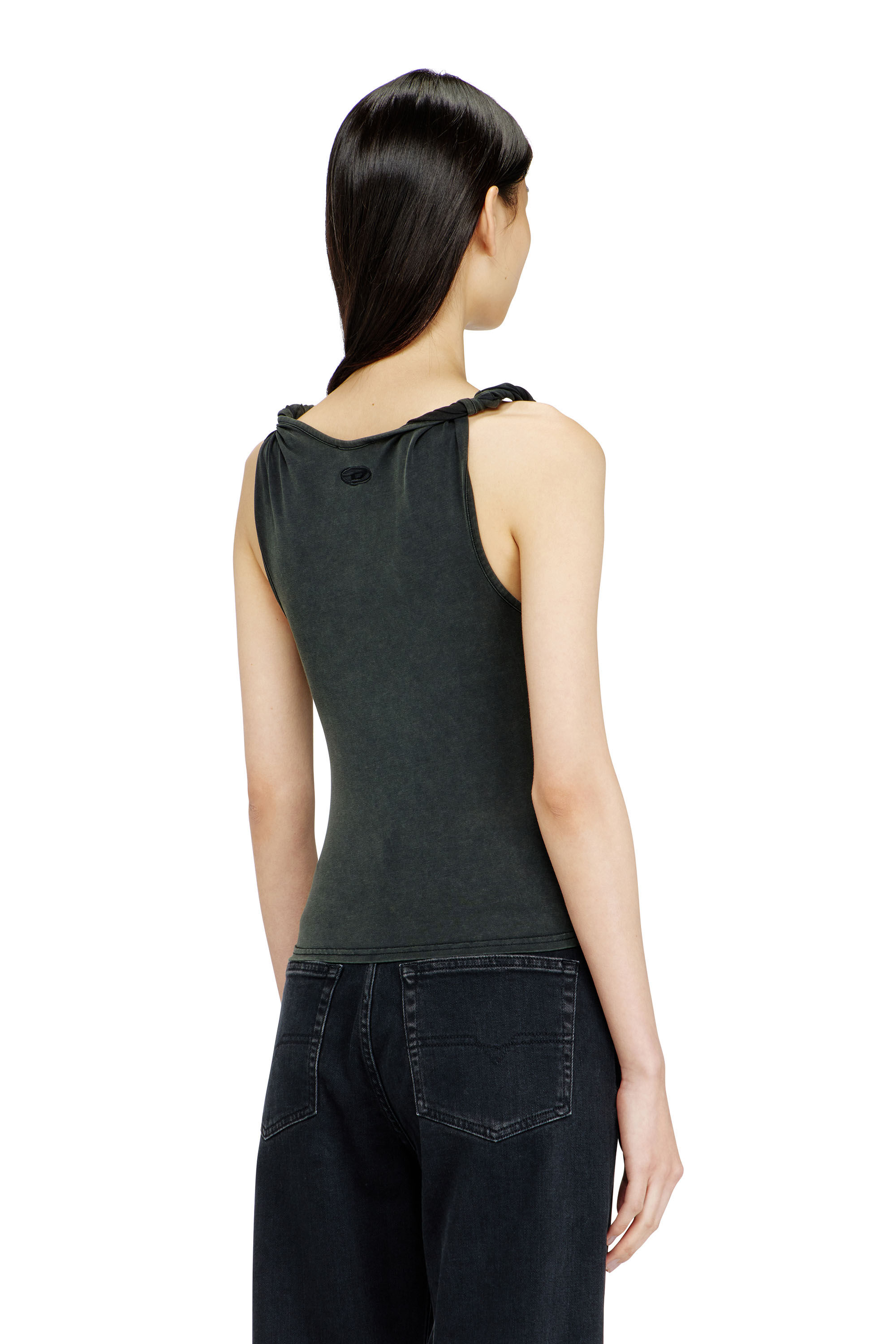 Diesel - T-TWY-S1, Damen Tanktop mit gedrehten Tr&auml;gern in null - 4