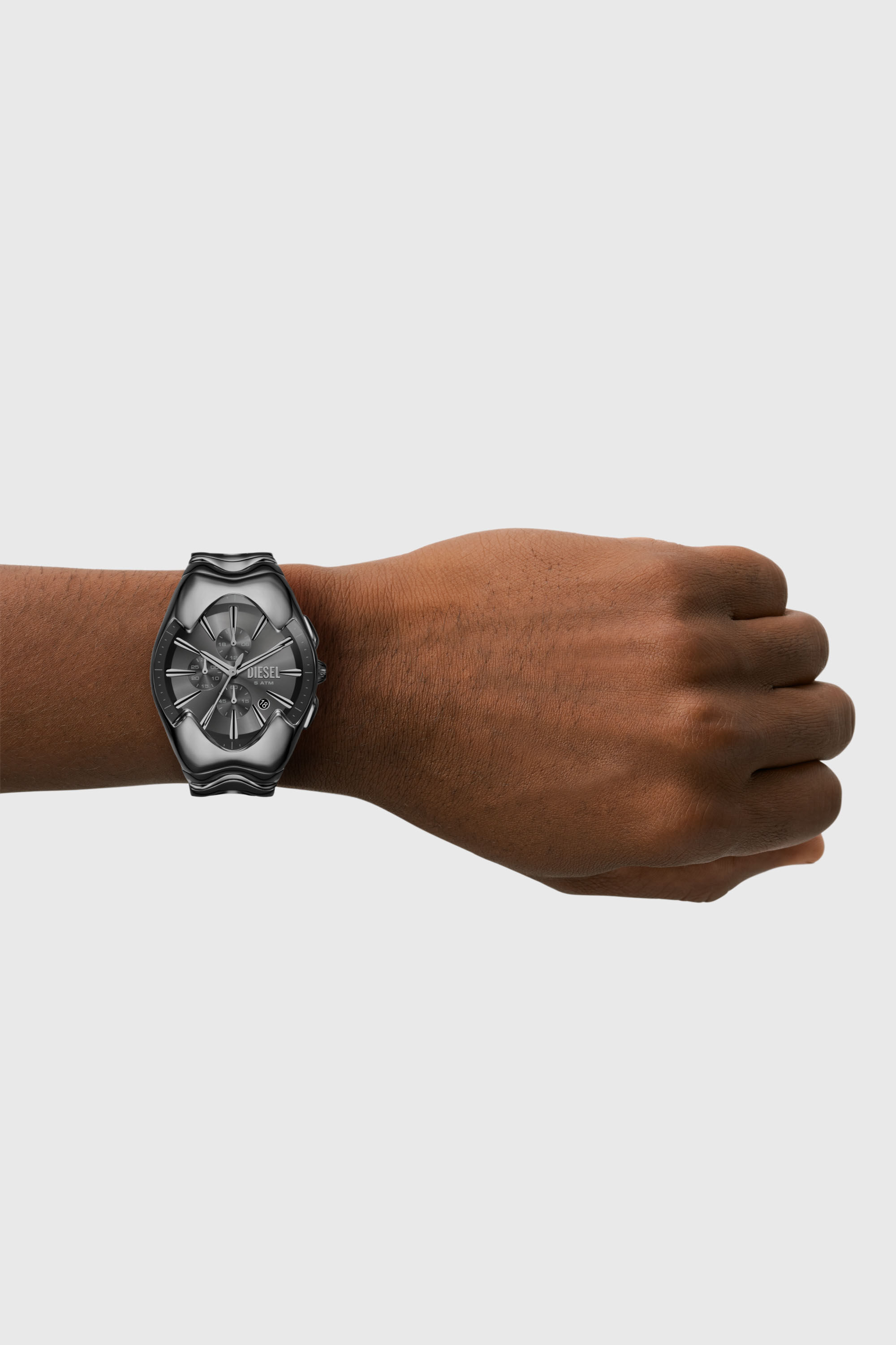 Diesel - DZ4682, Herren Mercurial Armbanduhr aus Edelstahl in Dunkelgrau - 4