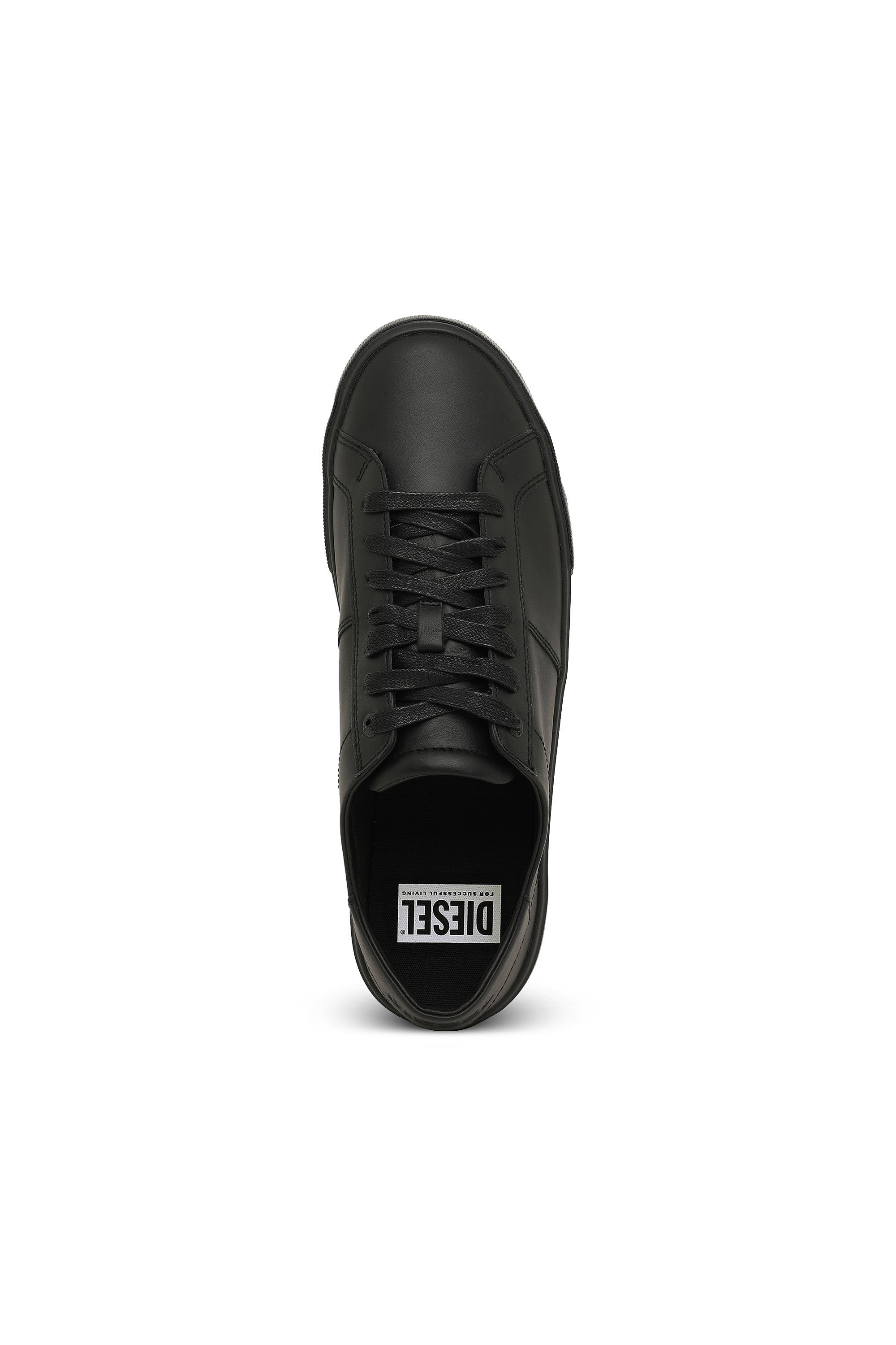 Diesel - S-MYDORI LC, Herren Low-Tops aus Leder in Schwarz - 6