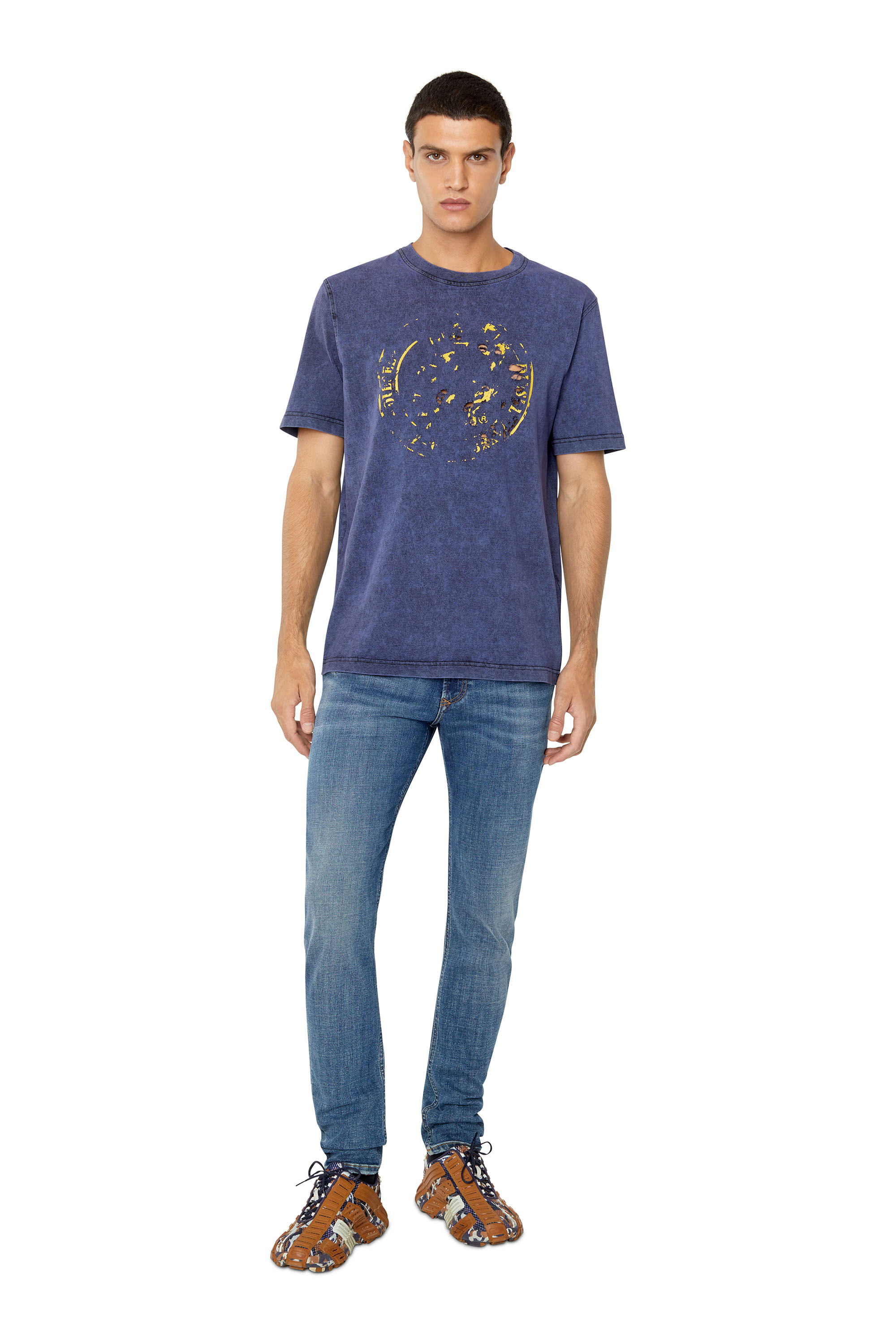 Diesel - 1979 Sleenker 09E43 Skinny Jeans, Mittelblau - Image 1