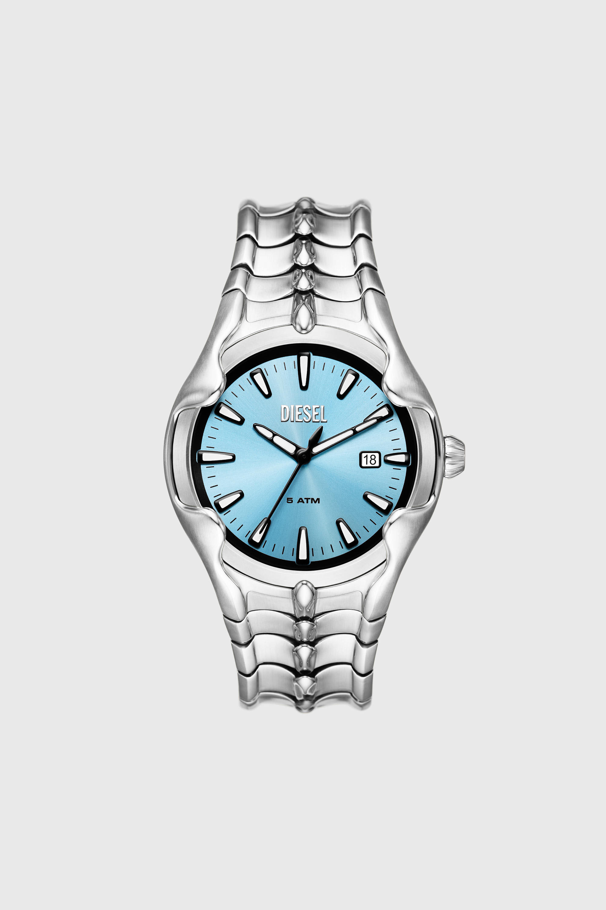 Diesel - DZ2200, Herren Vert Armbanduhr aus Edelstahl in Silber - 1