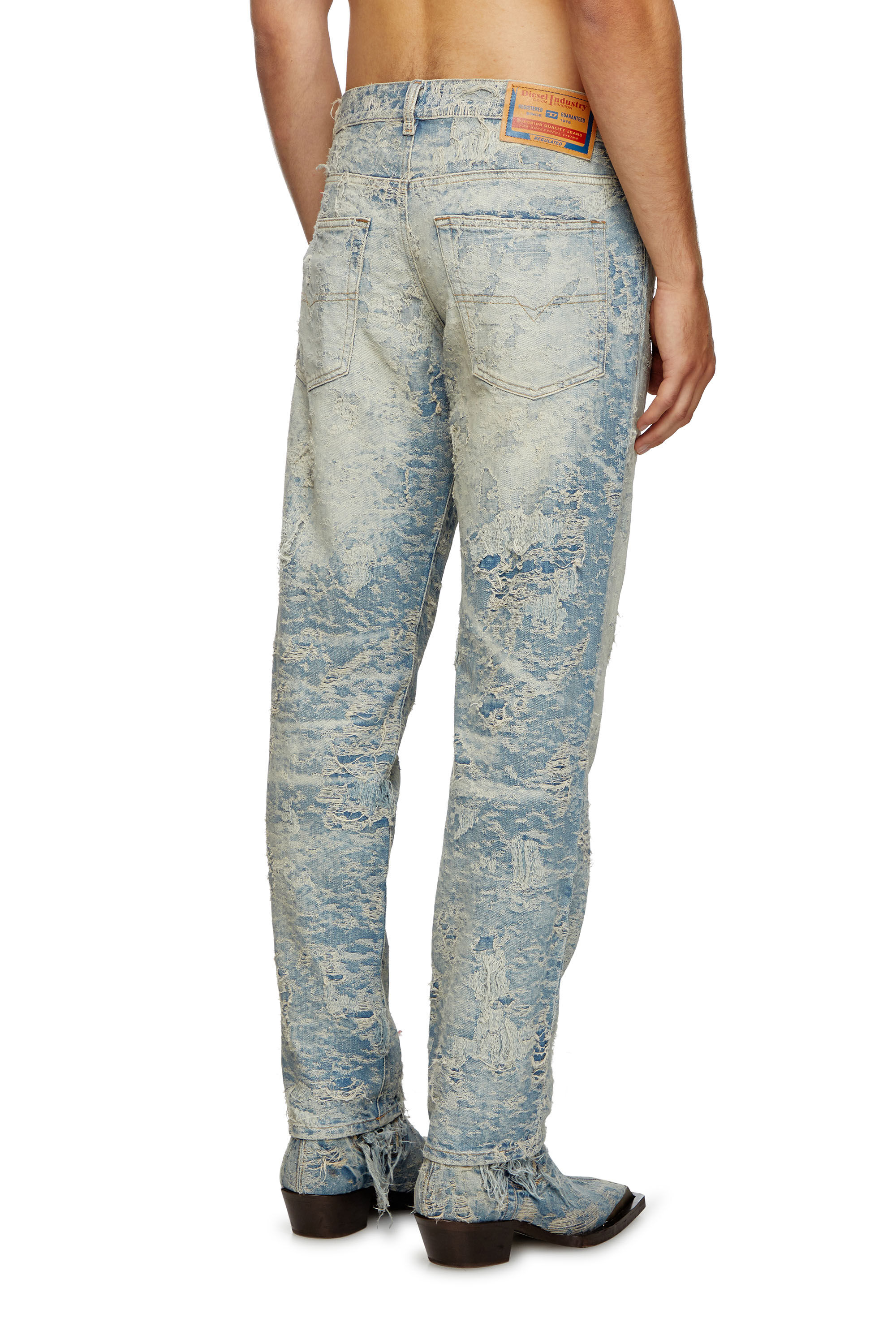 Diesel - Herren Tapered Jeans 2023 D-Finitive 007Z7, Hellblau - 4