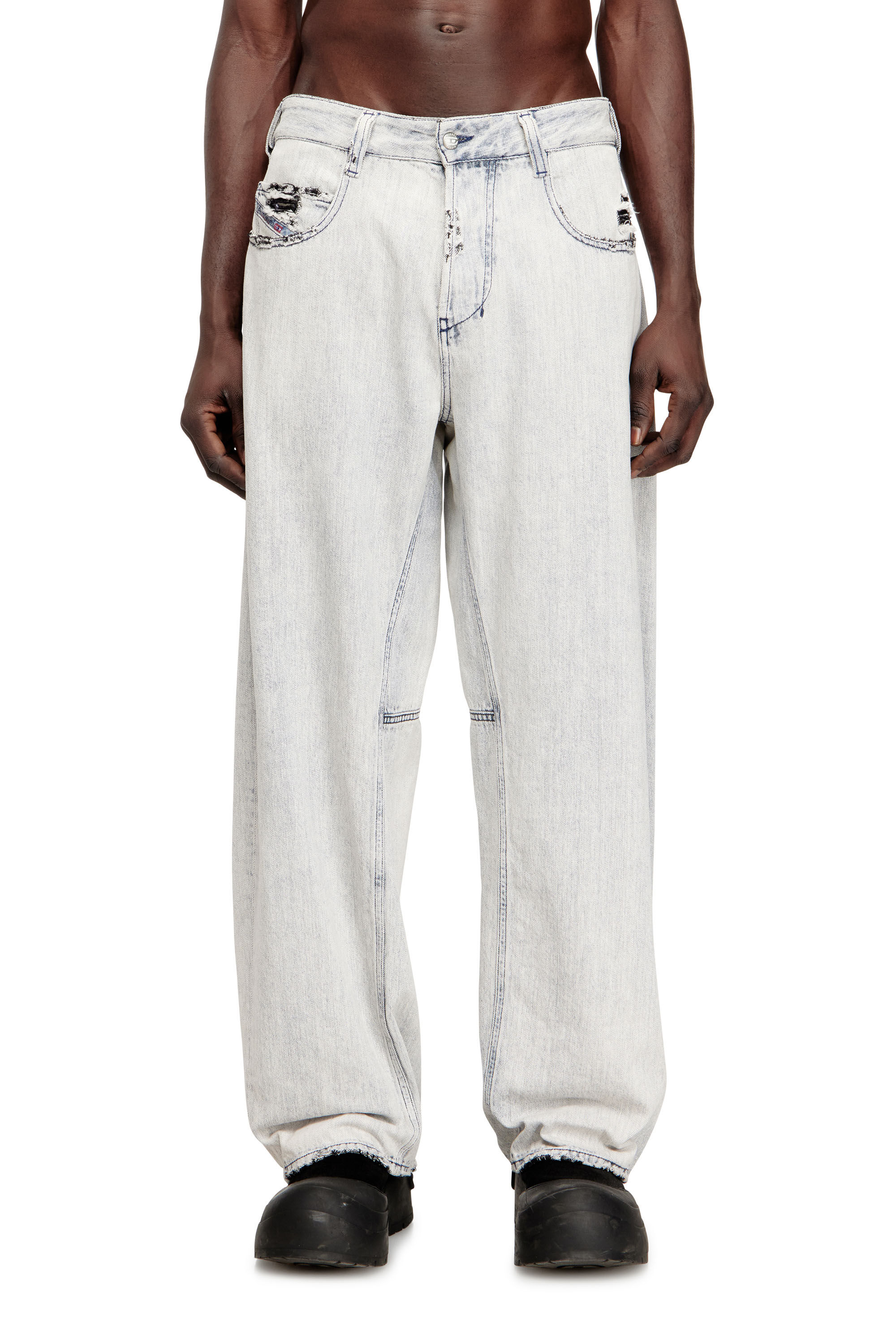 Diesel - Unisex Relaxed Jeans 1997 D-Enim-M 068UR, Hellblau - 3