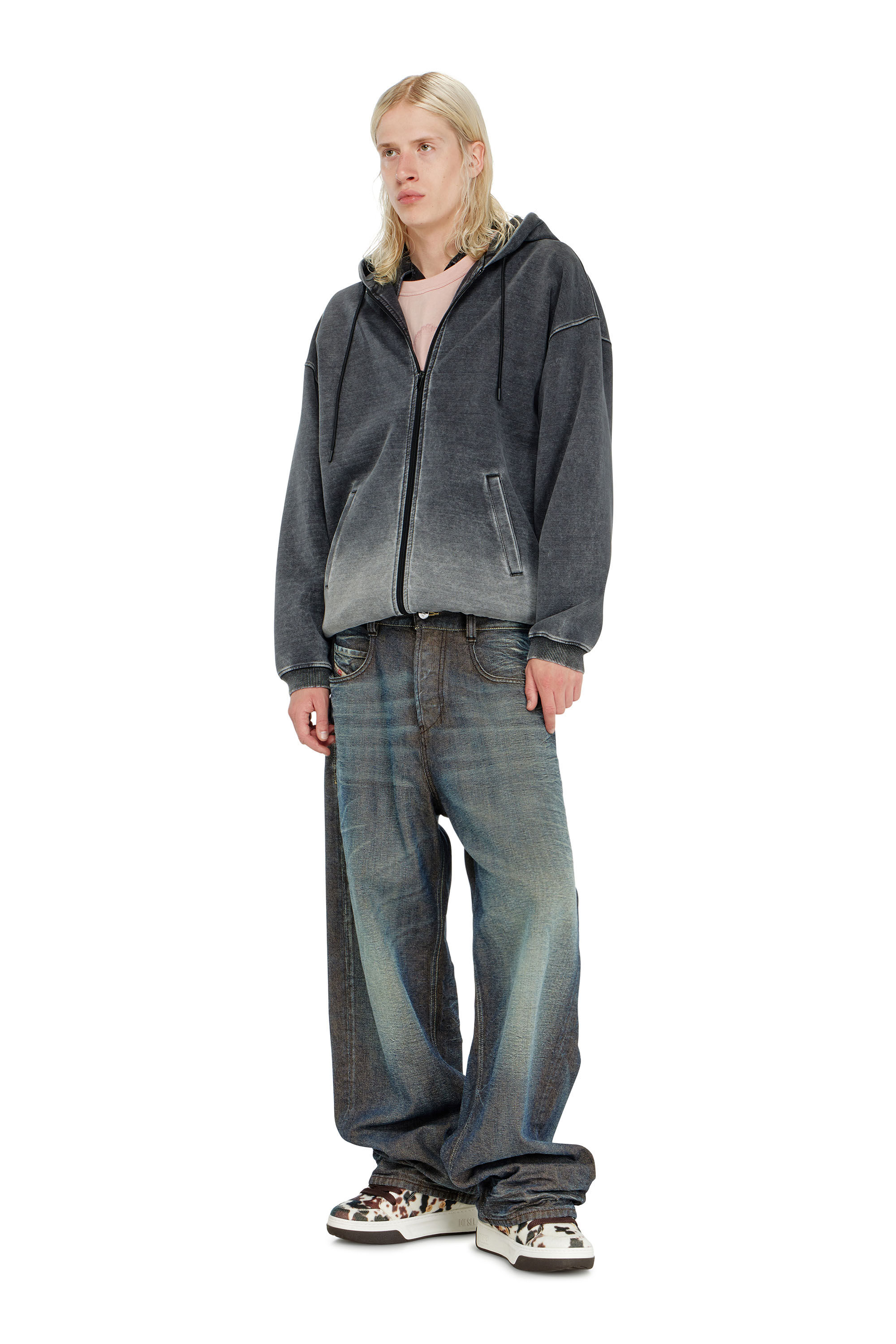 Diesel - Unisex Relaxed Jeans 1997 D-Enim-M 007EM, Dunkelblau - 1