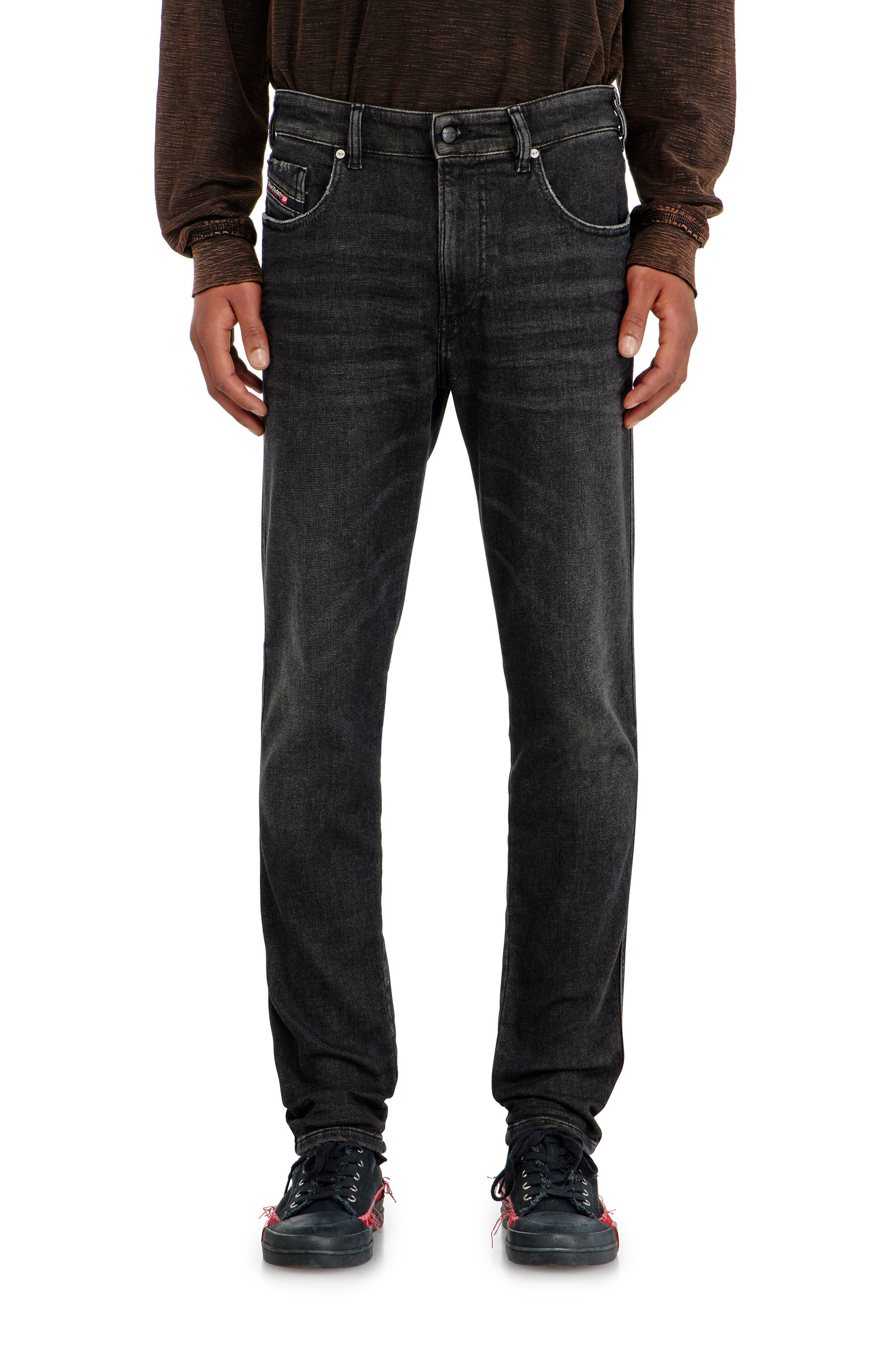 Diesel - Herren Slim 2062 D-Strukt Joggjeans&reg; 09P92, Schwarz/Dunkelgrau - 2