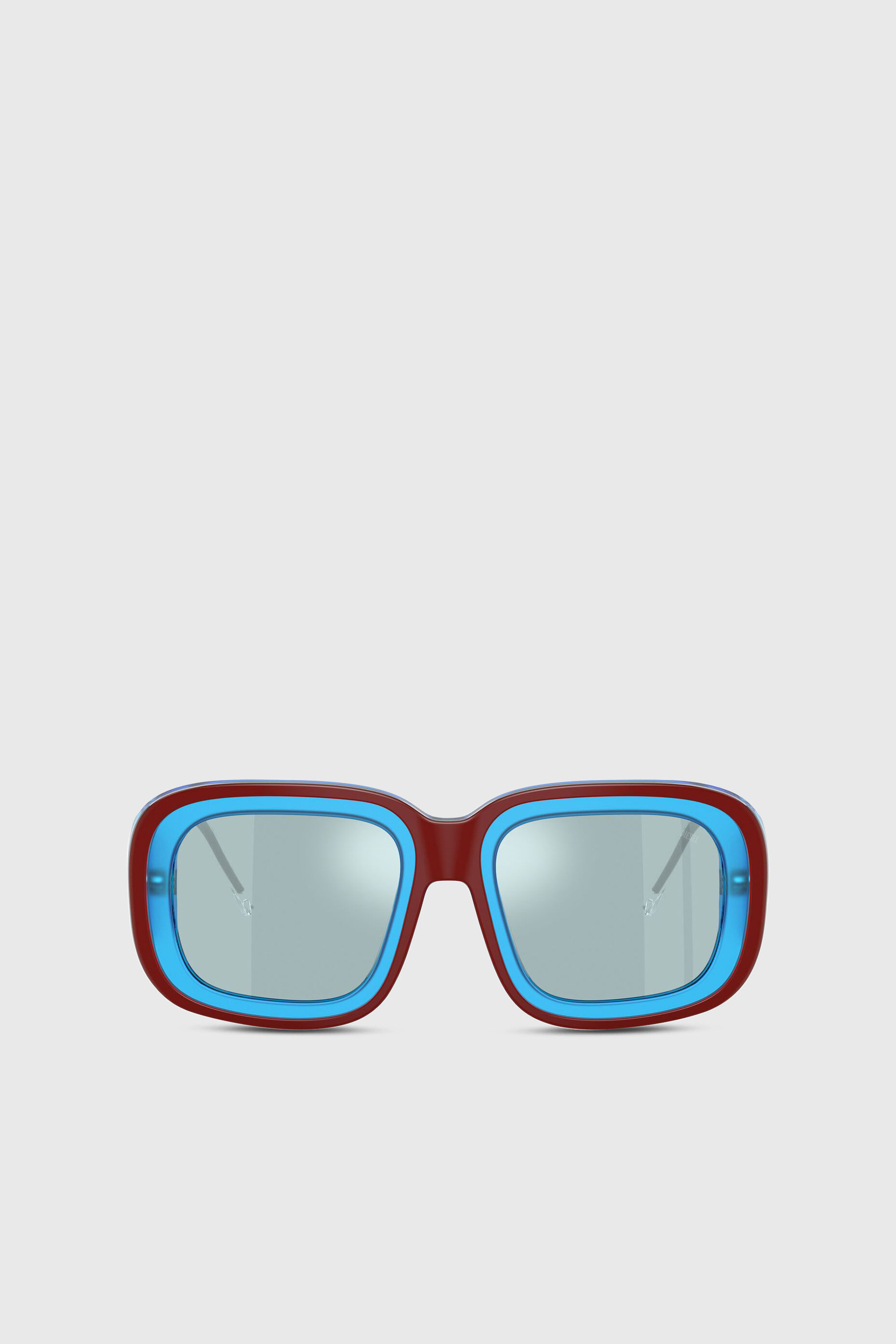 Diesel - 0DL2015U, Unisex Quadratische Sonnenbrillen in Braun/Blau - 1