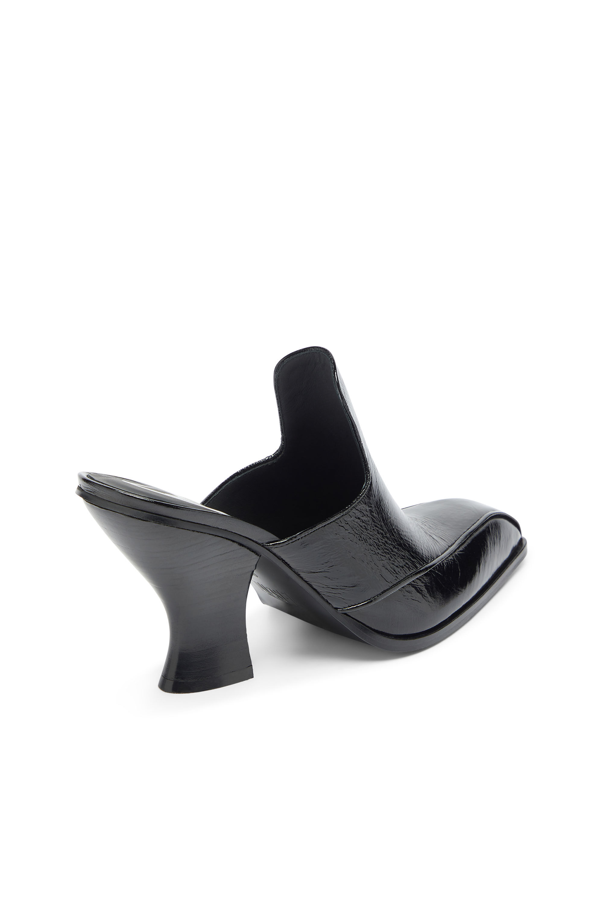 Diesel - D-LUFFY-75-MULE, Damen D-Luffy - Mules im Lackleder im Western-Stil in Schwarz - 5