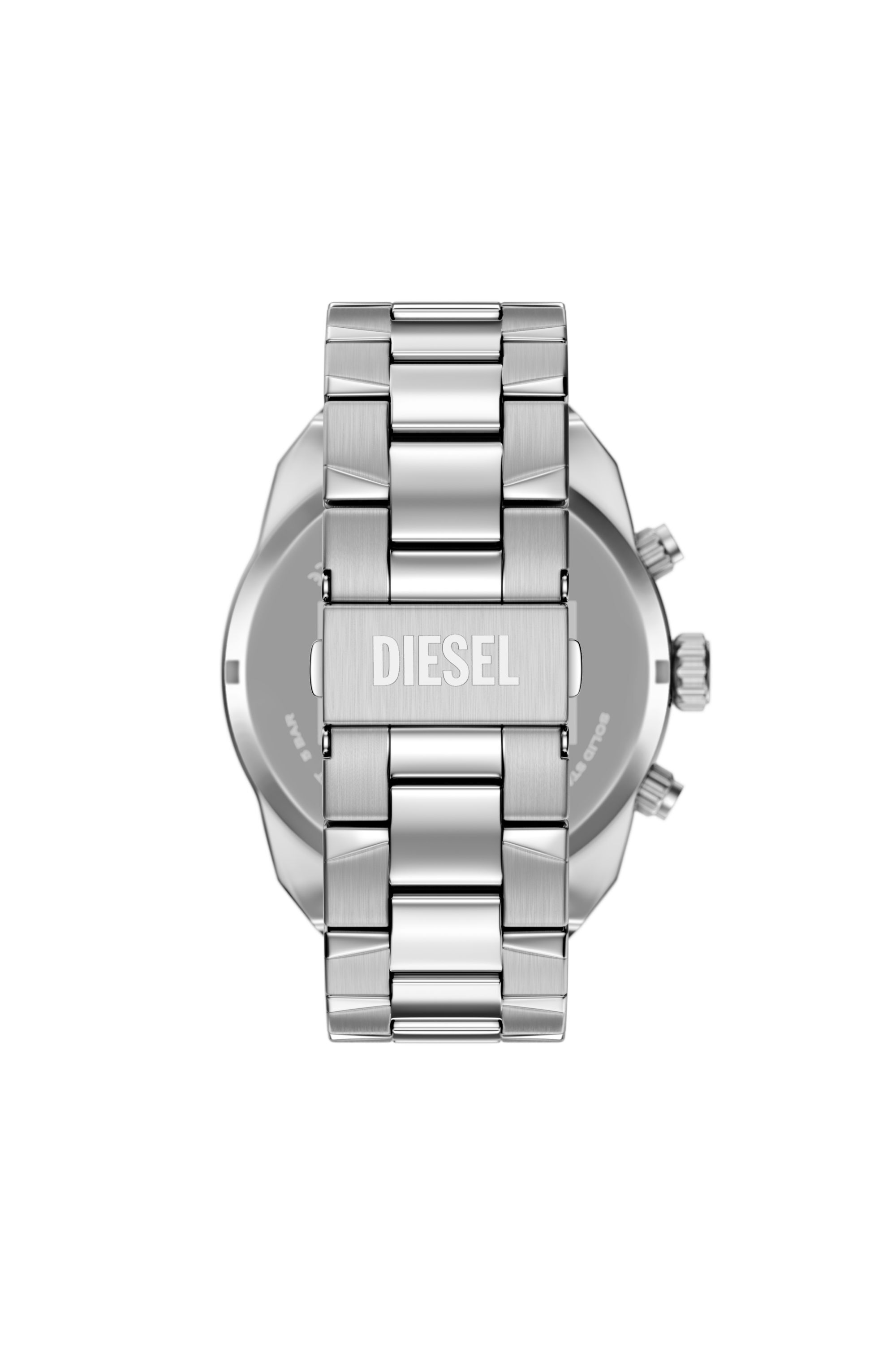 Diesel - DZ4709 WATCH, Herren Spiked Edelstahluhr mit Nieten in Silber - 2